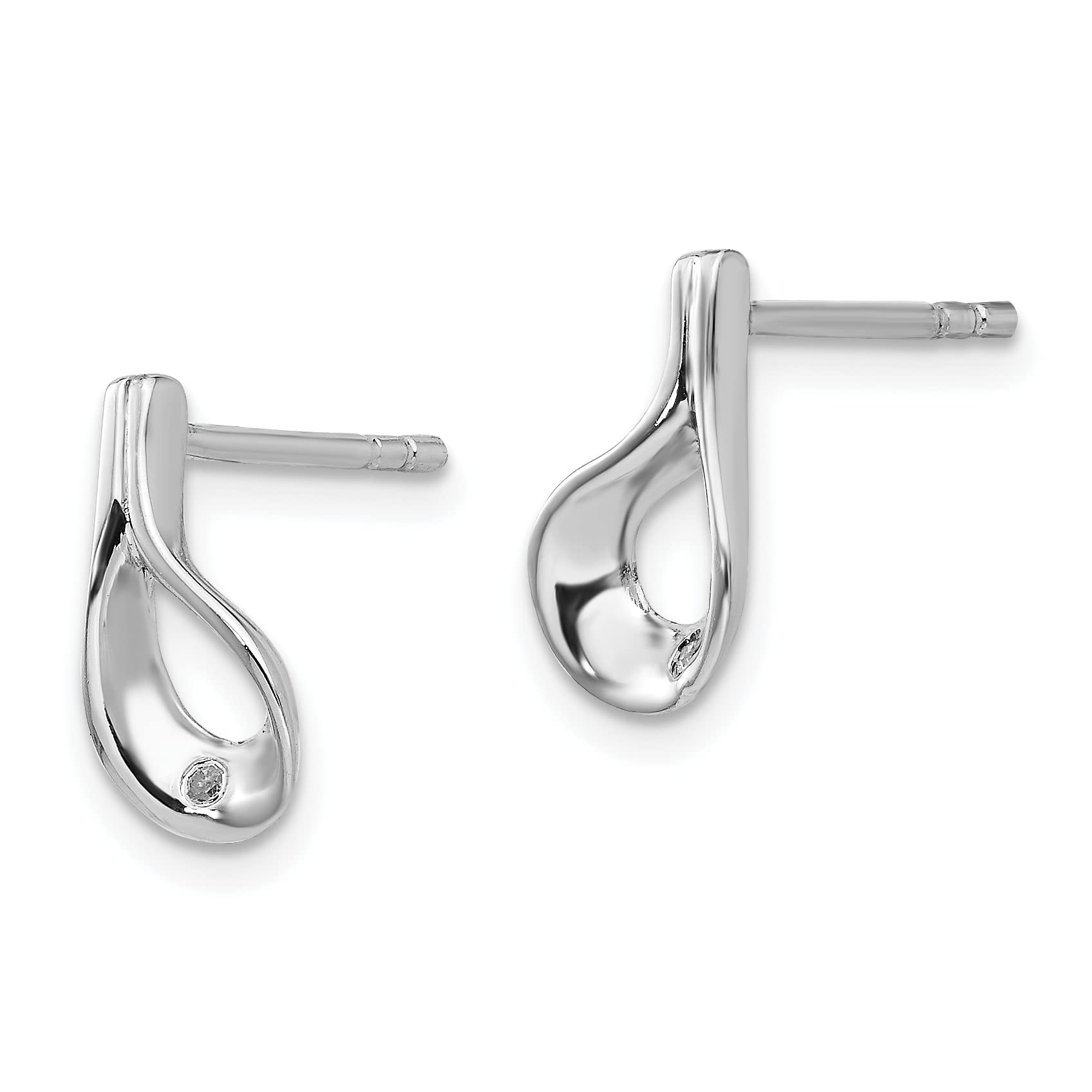 925 Sterling Silver Diamond Drop Dangle Earrings for Women - Elegant Wedding & Party Jewelry Gift - Hypoallergenic Fine Silver Earrings for Everyday Wear