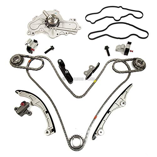 Mizumo Auto MA-9761230400 Timing Chain Kit with Water Pump for 2007-2010 Ford Edge, Taurus, Lincoln MKZ V6 3.5L 3.7L - Engine Repair & Maintenance Replacement Part for Smooth Performance
