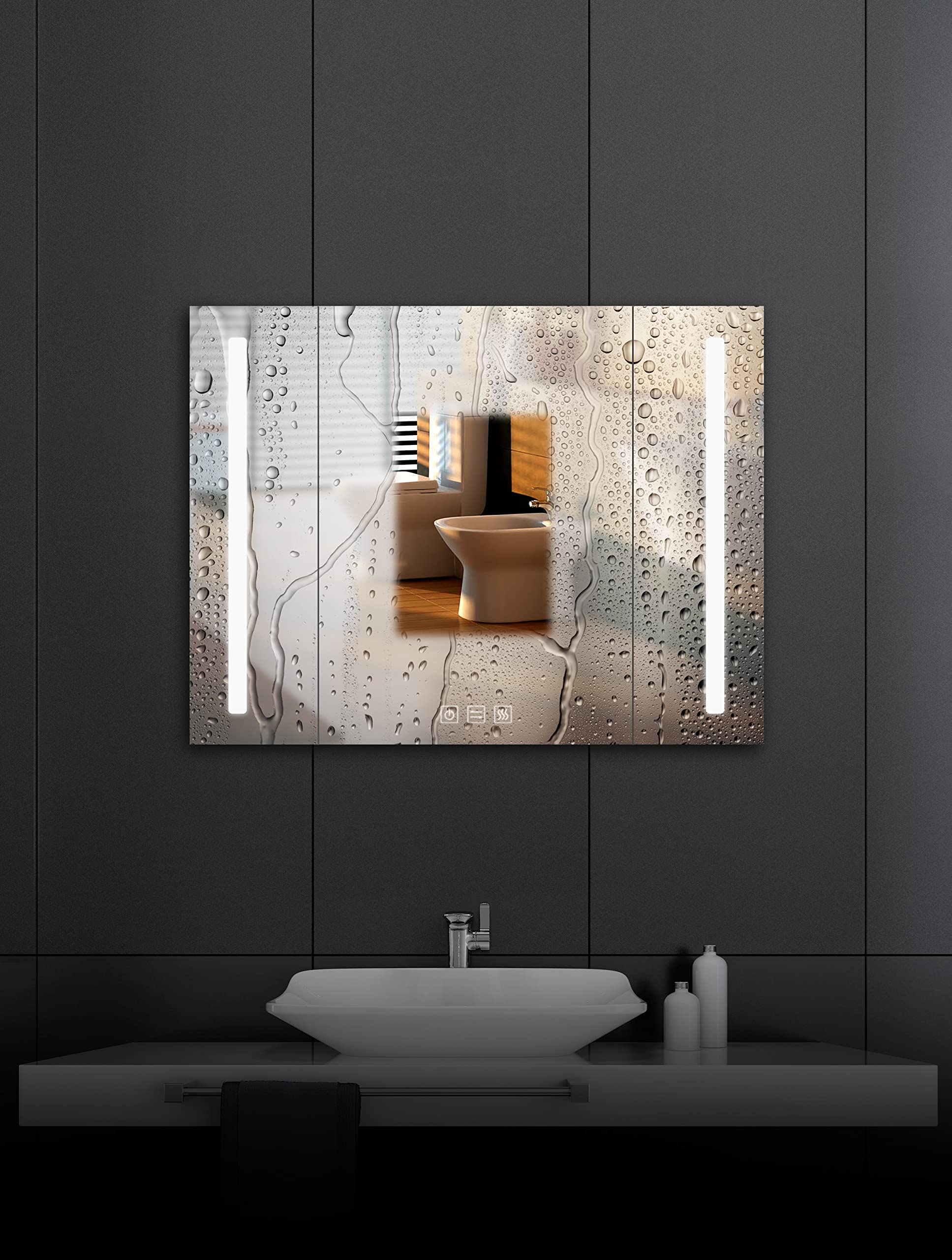 LED Medicine Cabinet with Mirror - 30