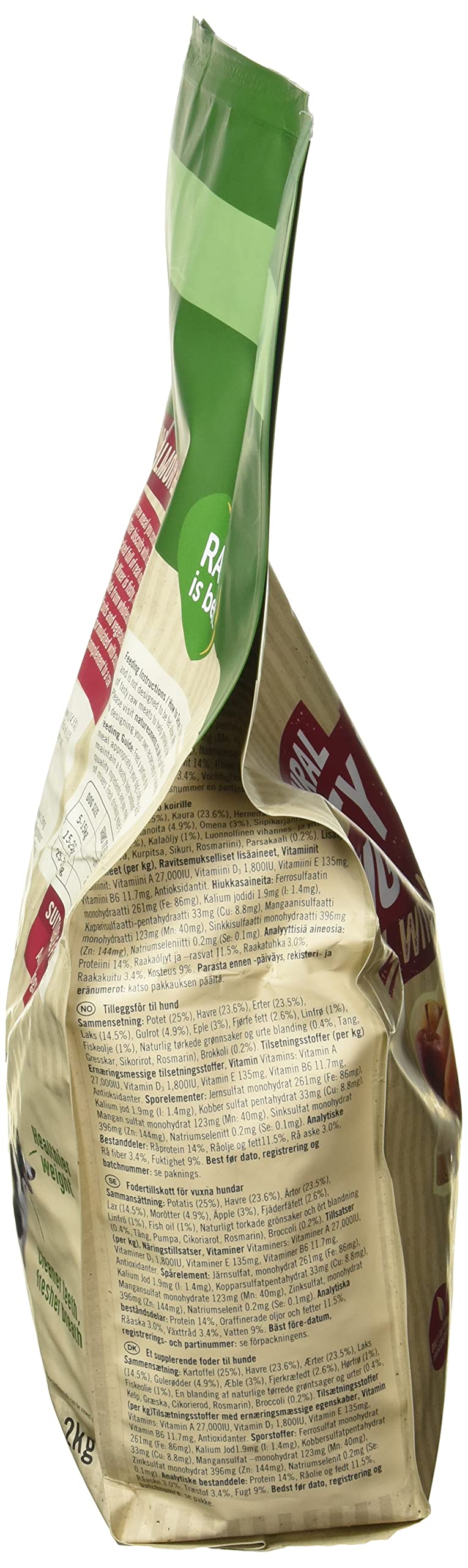 Premium Natures Menu Mighty Mixer Dog Biscuit with Salmon & Potatoes – 2kg Pack – High Protein Grain-Free Treat for Dogs – Perfect for Training, Rewards & Digestive Health