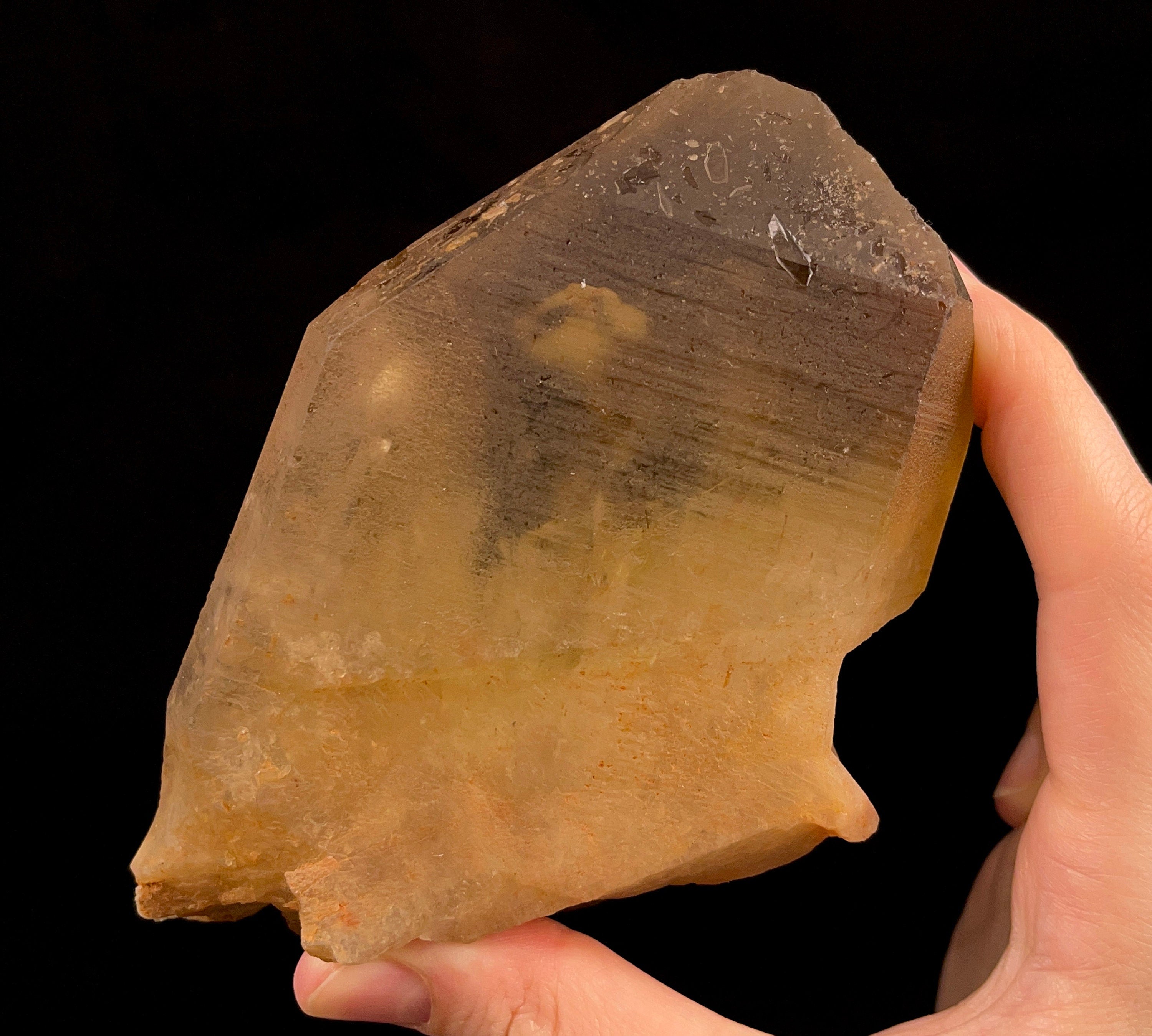 Natural Citrine Raw Crystal Point - November Birthstone, Healing Stone, Home & Office Decor, Spiritual Gift for Meditation & Energy Cleansing | Perfect for Crystal Grids, Feng Shui, Reiki & Yoga Spaces