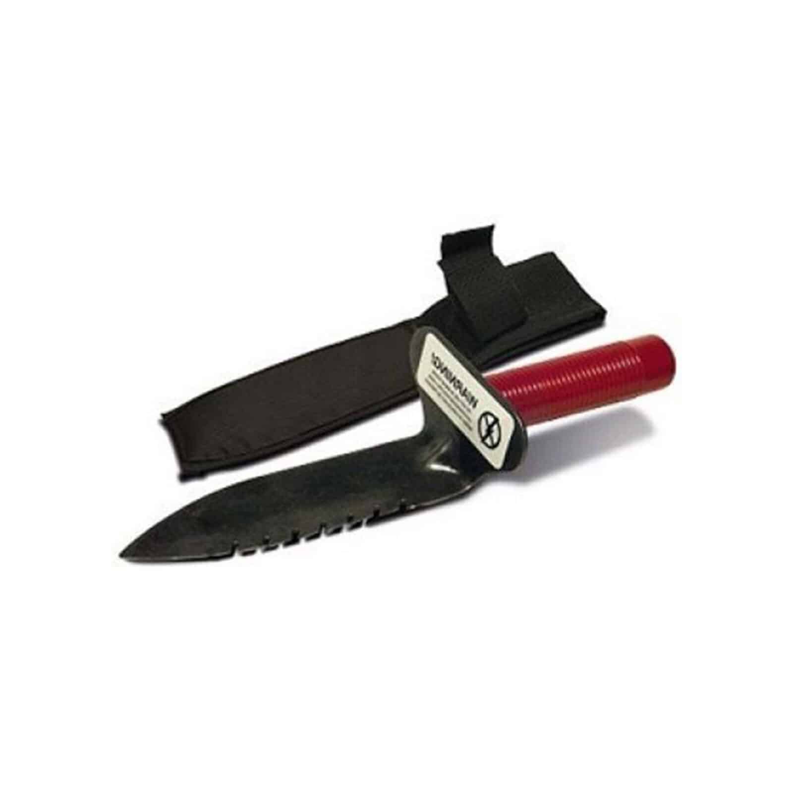 Lesche Sampson T-Handle Shovel & Digging Tool with Left Side Serrated Edge - Perfect for Metal Detecting, Archaeology & Outdoor Treasure Hunting