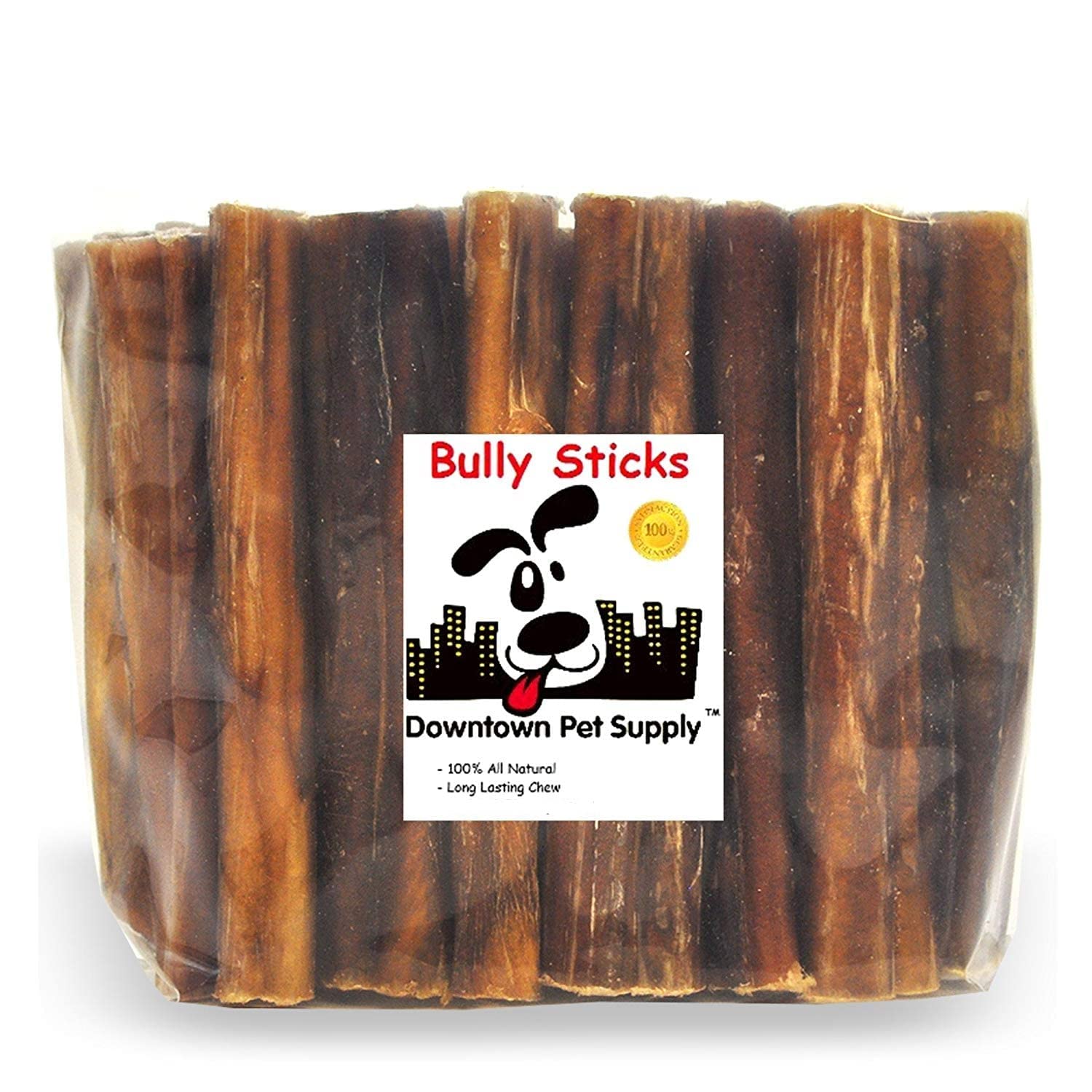 Premium Natural Bully Sticks for Dogs - 5lb Pack of 4-5 Inch Beef Dog Chews - High Protein Dental Treats with Vitamins & Minerals - Rawhide-Free, Healthy Dog Bones - Perfect for Training, Teething Puppies & Long-Lasting Chewing Satisfaction