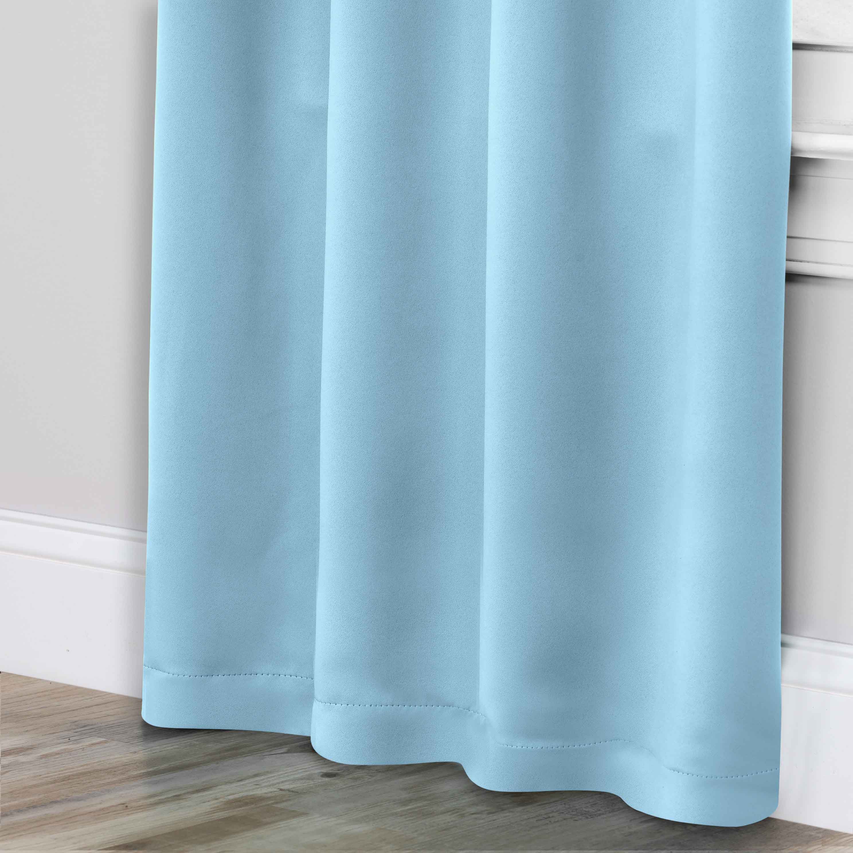 Machine Washable Blackout Curtains Set of 2 - Solid Color Room Darkening Window Treatments for Bedroom, Living Room & Nursery