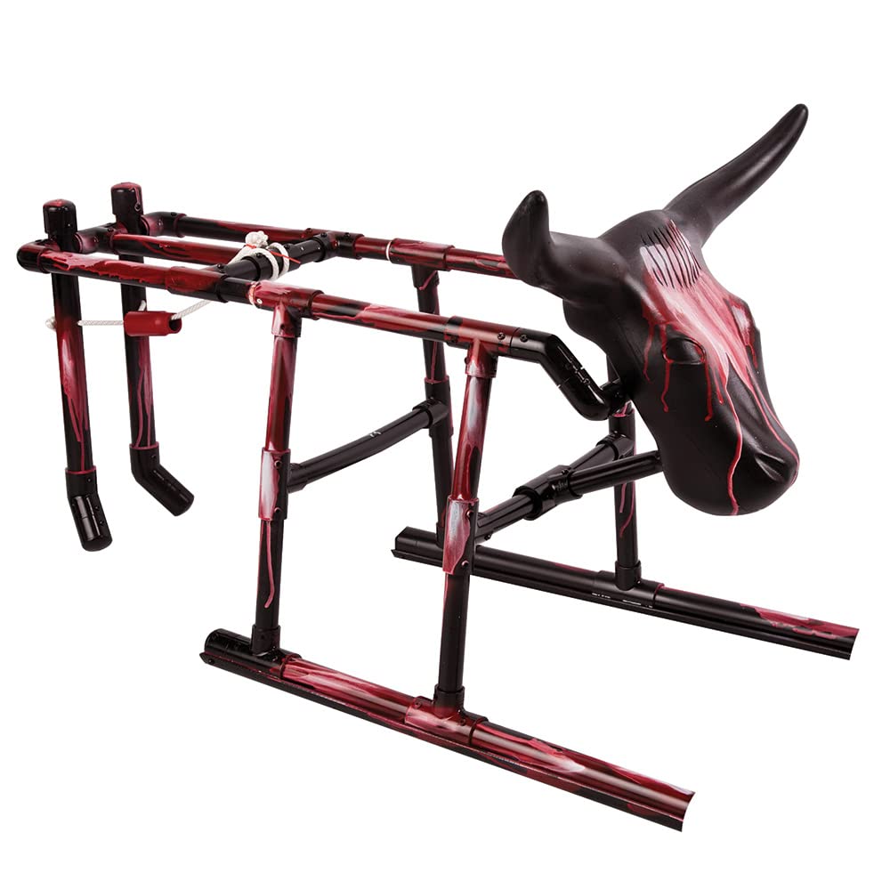 NRS The Dragsteer Roping Dummy - Red Rodeo Training Equipment for Horseback Riding & Western Sports Practice | Perfect for Ranch, Rodeo & Cowboy Training