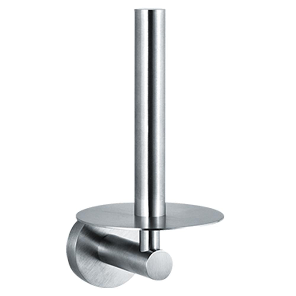 ASI 7316 Satin Finish Toilet Paper Roll Holder - Wall Mounted Bathroom Tissue Dispenser for Home, Office & Restrooms