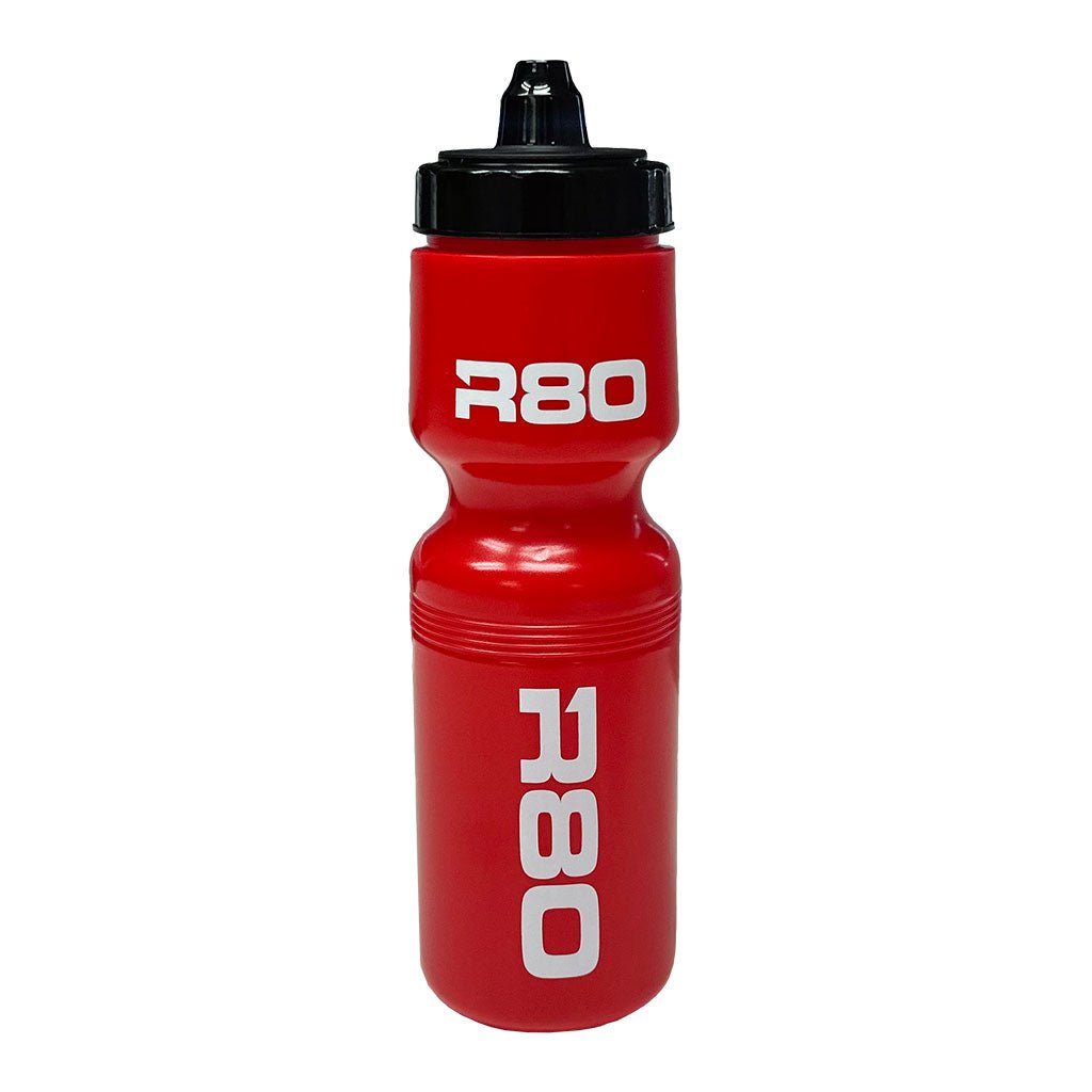 R80 Insulated Cooler Bag with 10 Reusable Water Bottles (Red/Black) - Perfect for Camping, Picnics & Outdoor Adventures