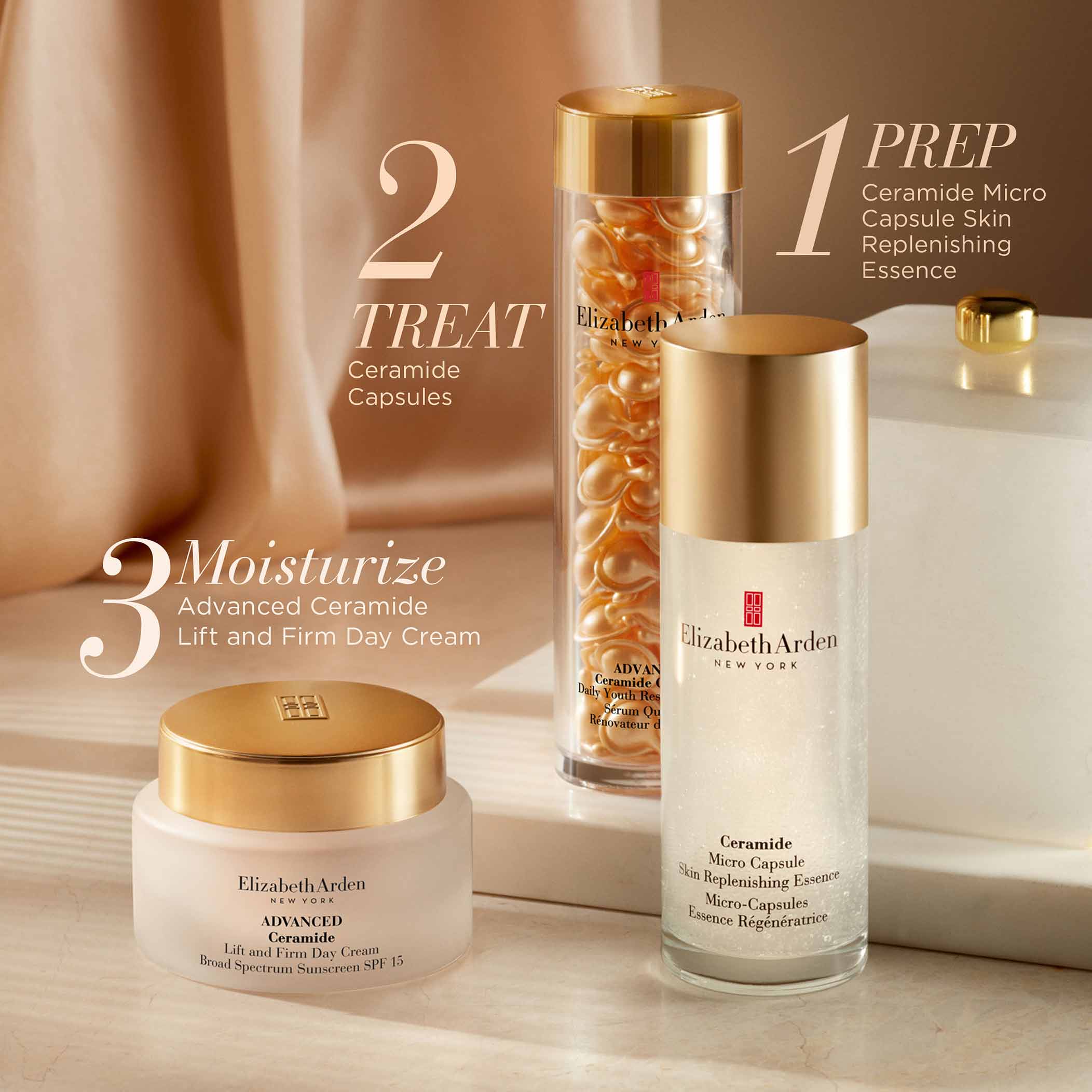 Advanced Ceramide Lift & Firm Day Cream SPF15 - Anti-Aging Moisturizer for Wrinkles & Fine Lines - Perfect for Daily Skincare Routine & Sun Protection