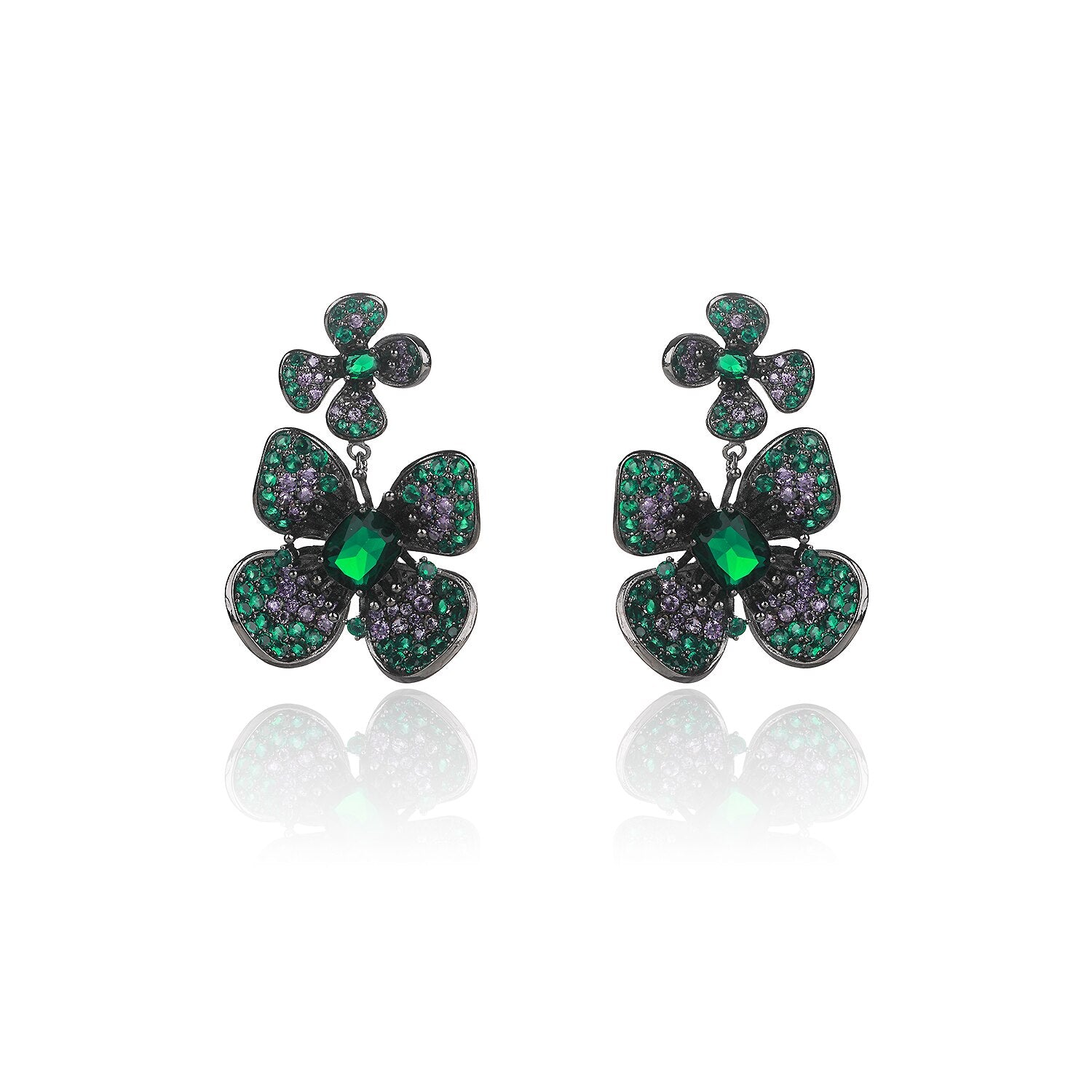 925 Sterling Silver Cubic Zirconia Butterfly Stud Earrings for Women - Elegant CZ Crystal Jewelry Gift for Birthday, Wedding, Anniversary | Perfect for Party, Date Night & Special Occasions