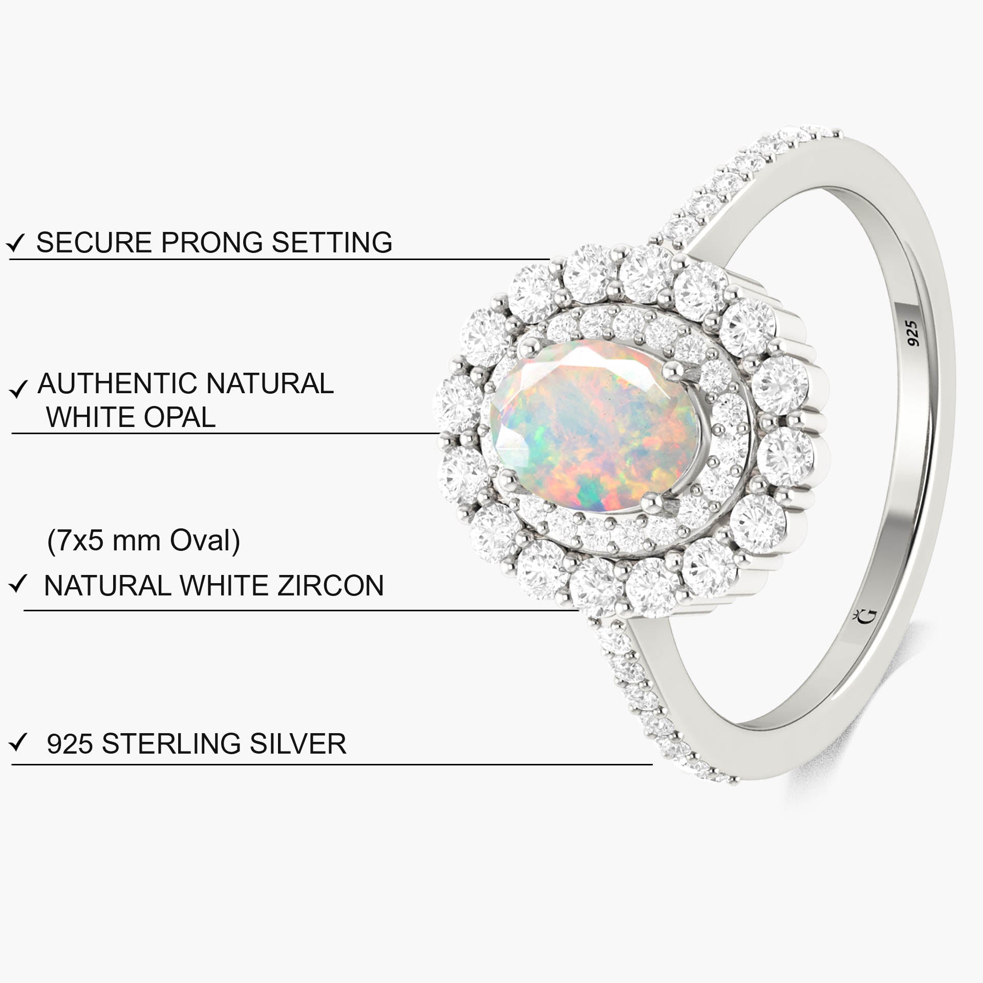 Authentic Ethiopian Fire Opal Wedding & Engagement Ring – Perfect for Proposals, Anniversaries, and Special Occasions