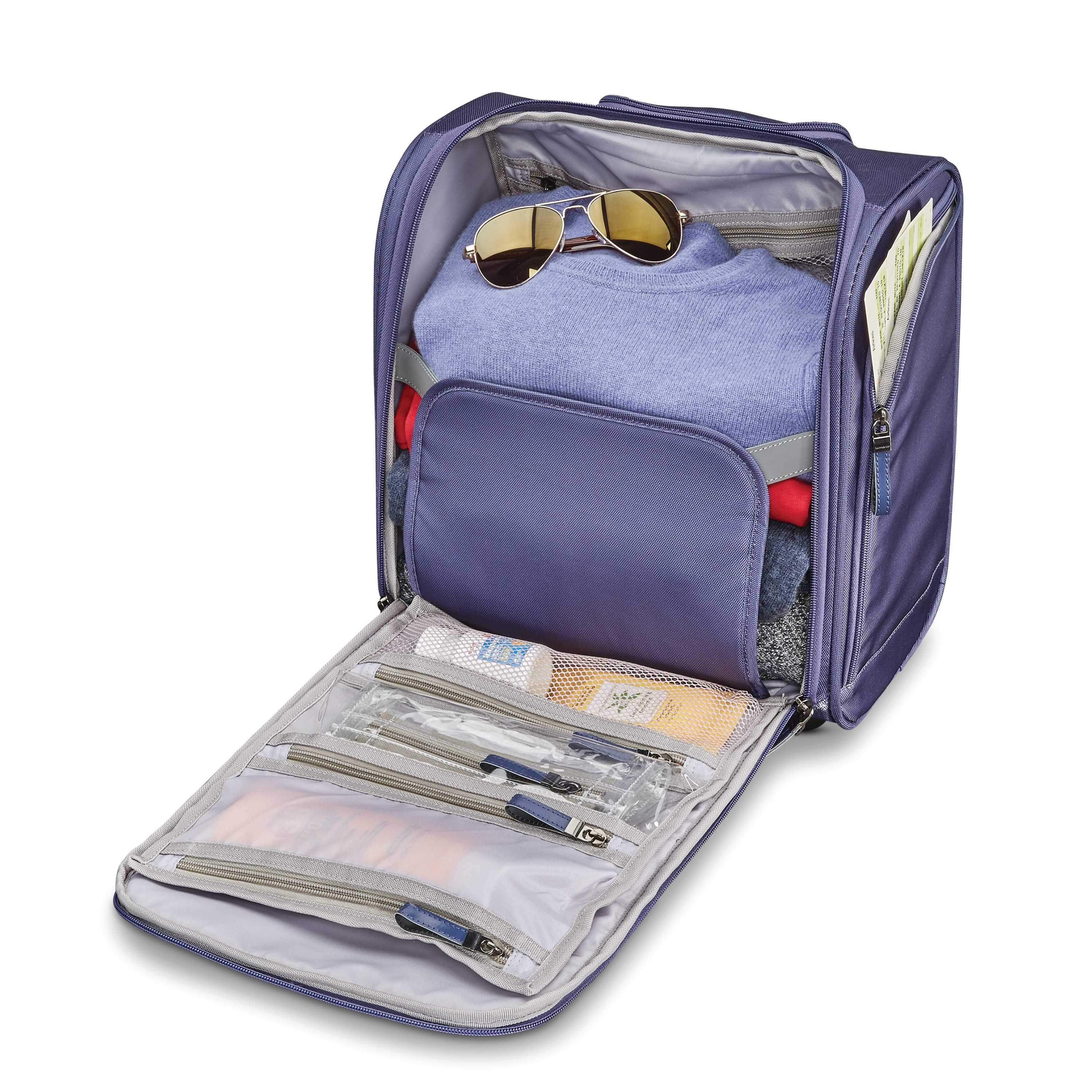 Samsonite Small Rolling Underseater Luggage - Compact Carry-On Suitcase for Air Travel, Business Trips & Weekend Getaways