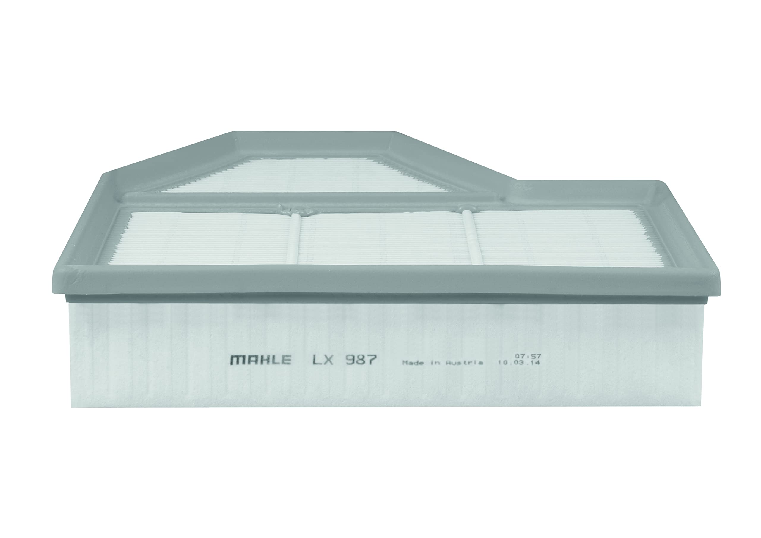 MAHLE LX 987 Premium Air Filter for Cars, Trucks & SUVs - High Performance Engine Protection - Ideal for City Driving, Off-Road & Highway Use