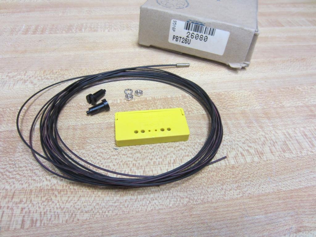 Banner Engineering PBT26U Plastic Fiber Optic Assembly - High-Speed Industrial Automation & Machine Safety Sensing Solution for Conveyor Systems & Packaging Equipment