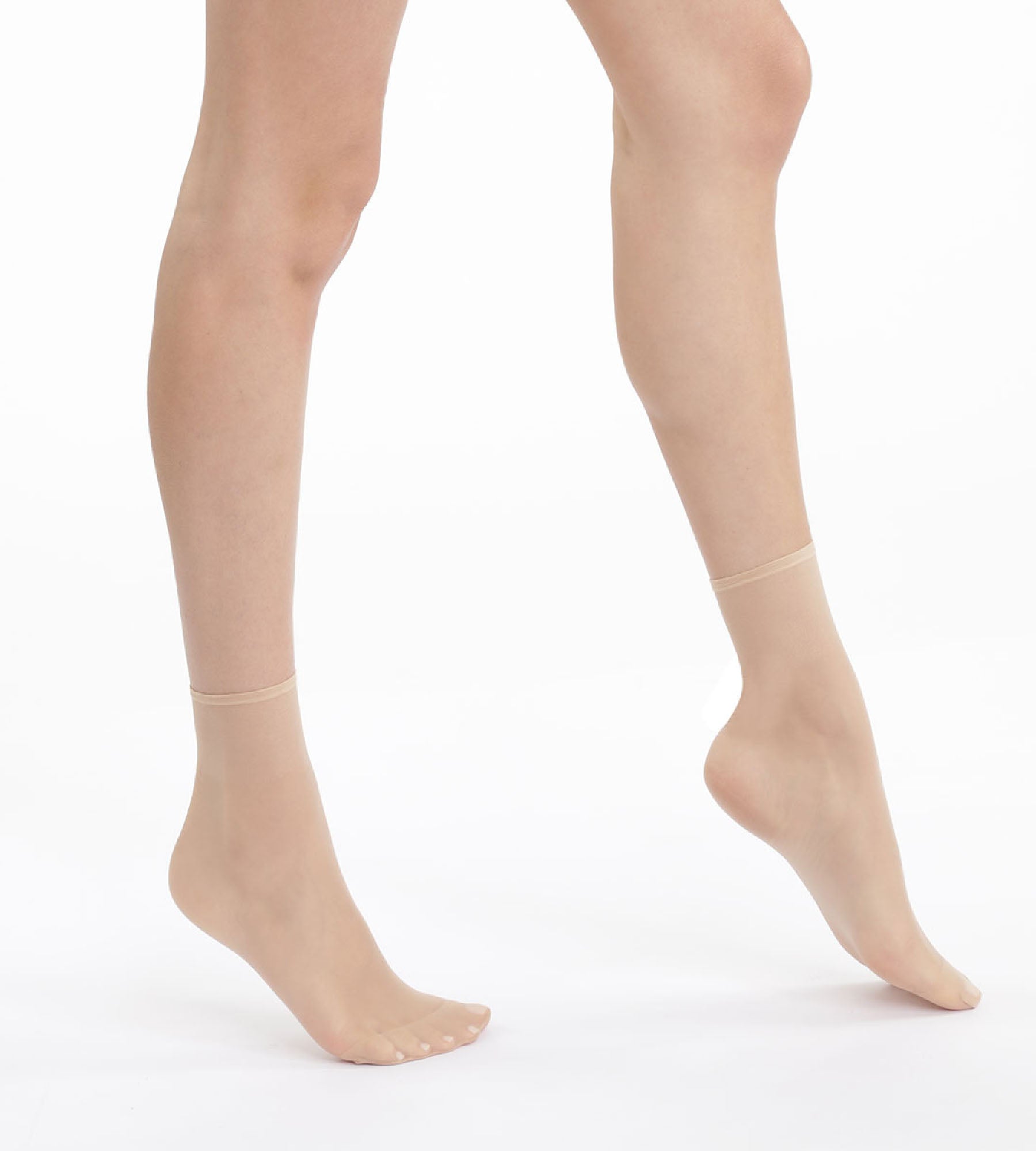 2 Pairs of Sublim 14D Iridescent Capri Socks - Sheer & Comfortable for Women, Perfect for Daily Wear, Yoga, or Casual Outfits