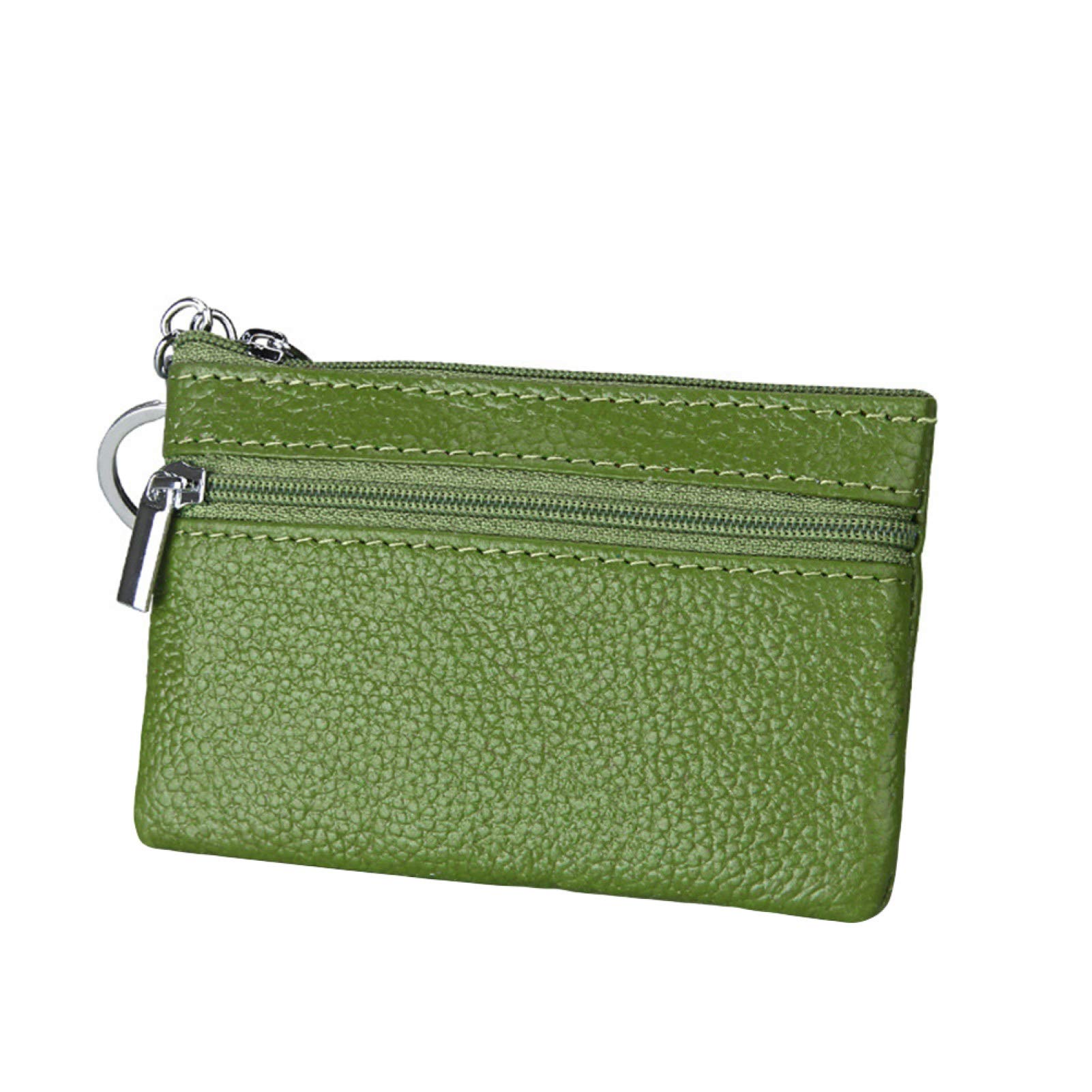 RFID Blocking Mini Wallet for Women - Anti-Theft Coin Purse with Key Ring & Zipper Closure | Compact Travel Wallet for Cash, Cards & Keys (Perfect for Shopping, Travel & Everyday Use)