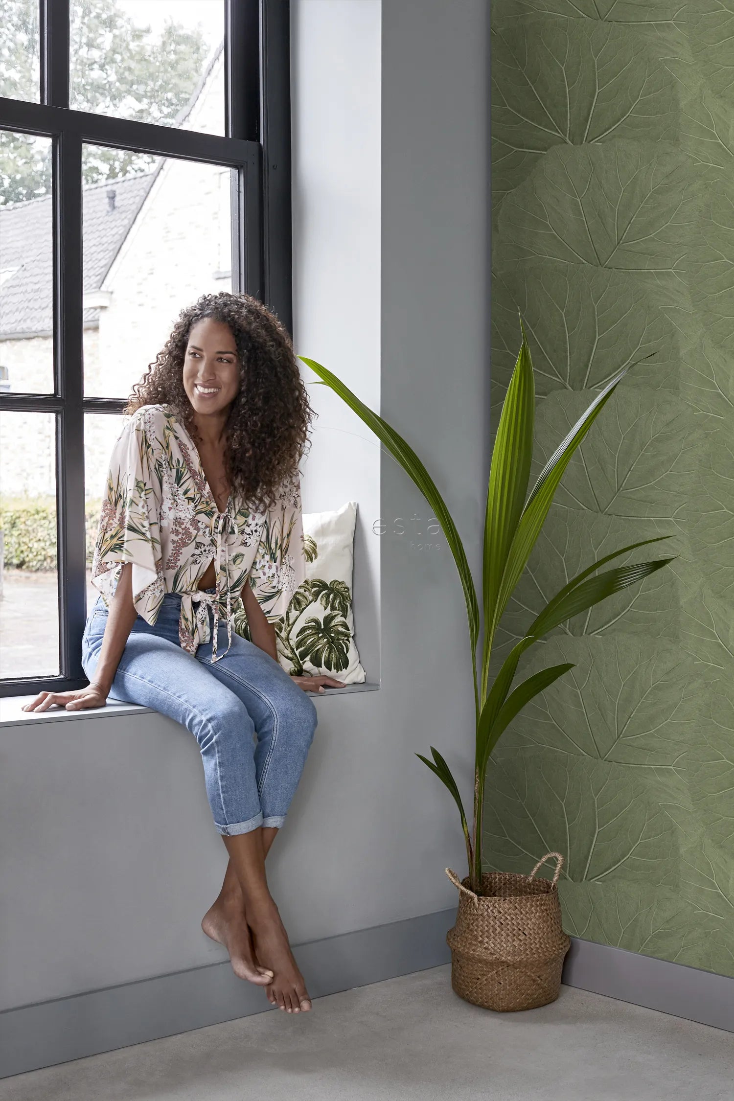 Jungle Fever Lush Harmony - Exotic Tropical Home Decor for Boho & Jungle Theme Rooms | Perfect for Living Room, Bedroom, or Office Decor