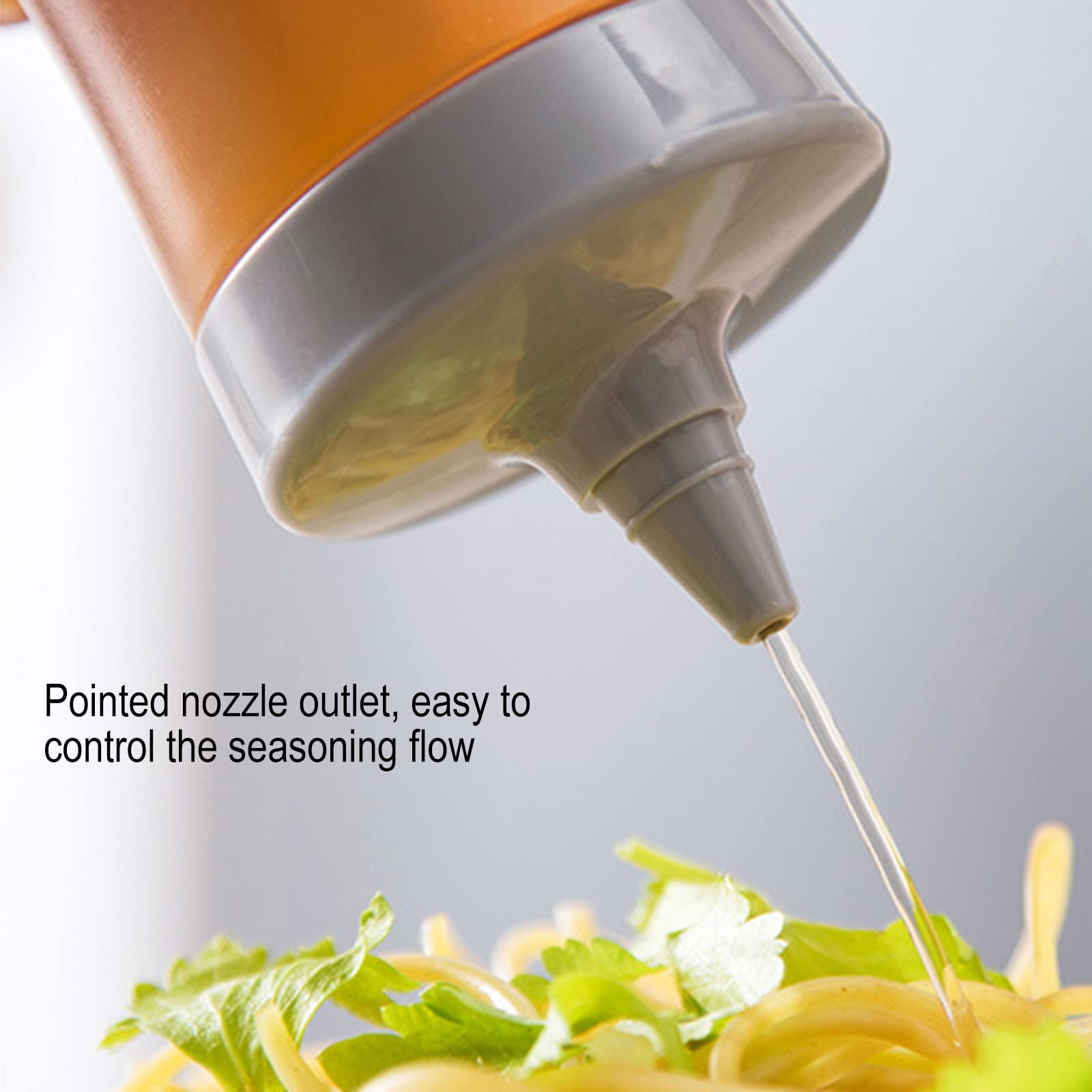 Ochine 12 oz Plastic Squeeze Bottles - Condiment Dispenser for Ketchup, BBQ Sauce, Syrup & Dressings - Leak-Proof Squirt Bottles for Kitchen, Restaurant & Craft Projects