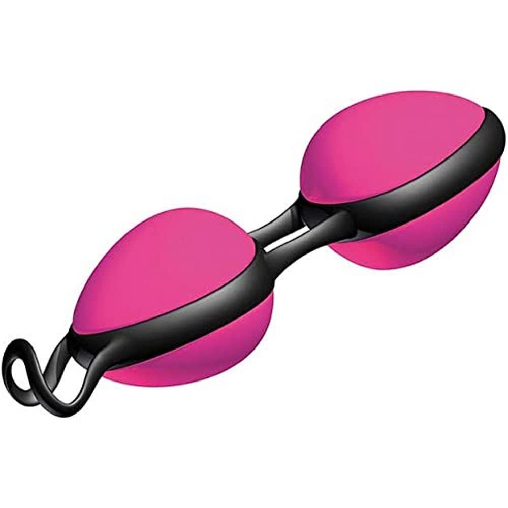 Joy Division Toys Joyballs Secret Pink/Black Kegel Balls for Women - Pelvic Floor Exercise & Intimate Wellness - Perfect for Postpartum Recovery & Strength Training