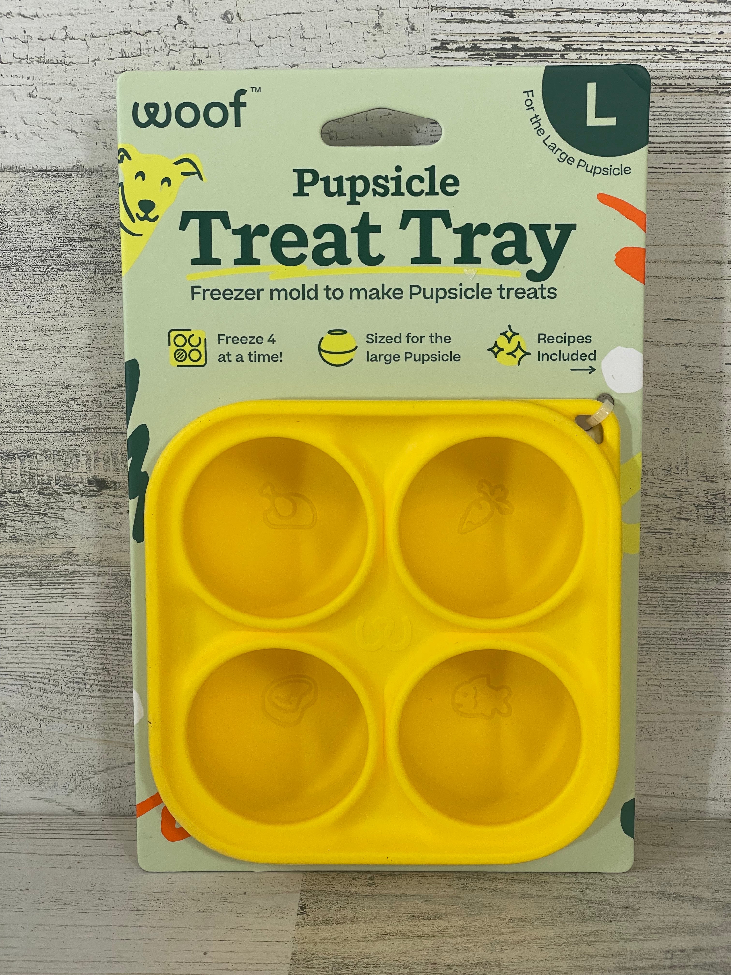 Pupsicle Dog Treat Tray - Frozen Dog Treat Maker for Summer Cooling - Perfect for Hot Days, Training Rewards & Pet Enrichment Activities