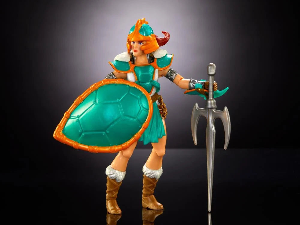 Masters of the Universe: Origins Turtles of Grayskull Teela Action Figure - Collectible Toy for MOTU Fans | Perfect for Display, Play & Nostalgic Gift Giving
