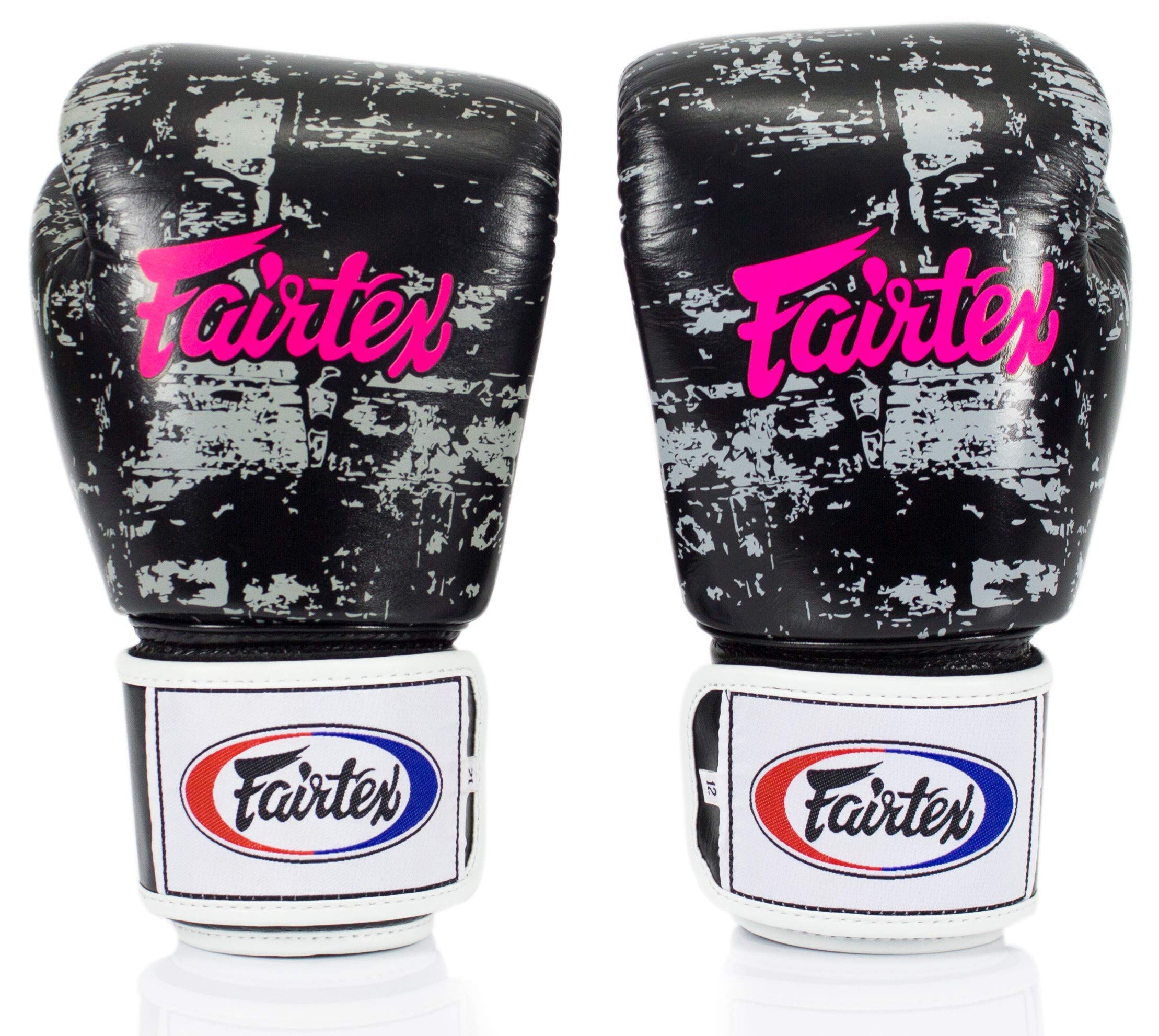 Fairtex BGV1 Muay Thai Boxing Gloves for Men, Women & Kids - Premium Training & Sparring MMA Gloves for Kickboxing, Martial Arts - Lightweight, Shock Absorbent Punching Bag Gloves - Ideal for Gym Workouts, Home Training & Professional Fight Preparation