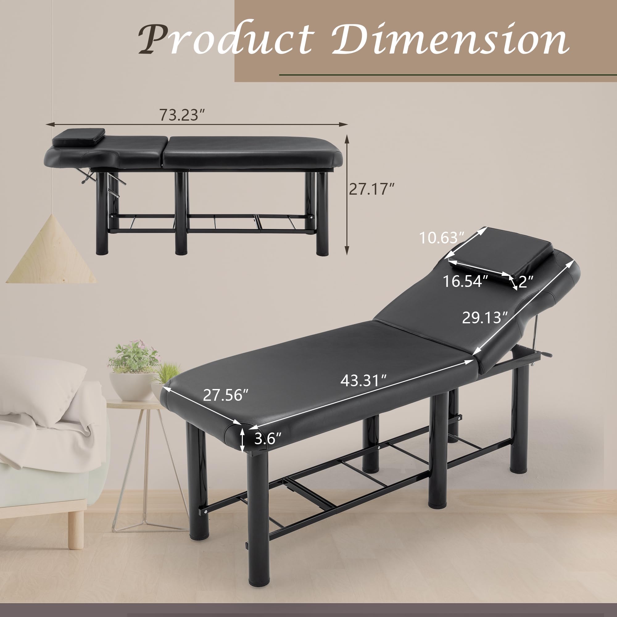 Professional Adjustable Massage Table 73