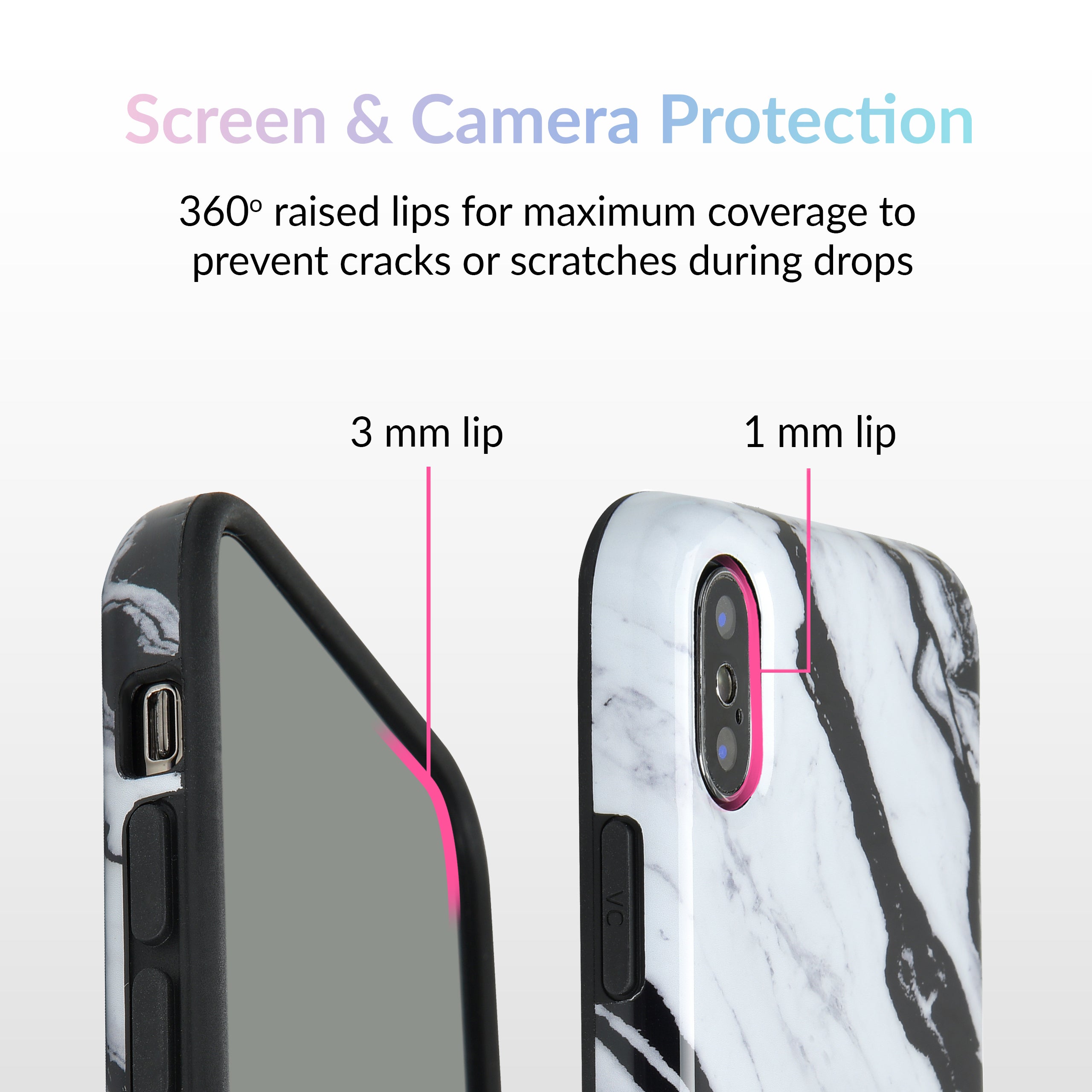 Panda Marble iPhone Case - Elegant Marble Design Phone Cover for iPhone 11/12/13/14/15 Pro Max - Slim Protective Shockproof Case for Everyday Use & Travel