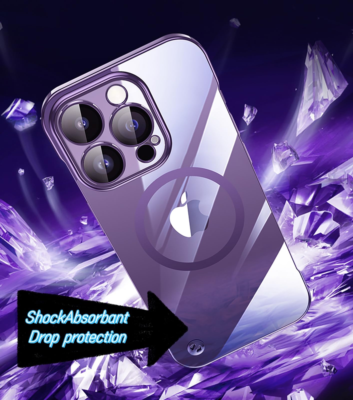 iPhone 16 Pro Case - Ultra Thin Shockproof Silicone Cover with Camera Bumper | Minimalist Frameless Design | Gold | Perfect for Daily Use, Travel & Outdoor Protection