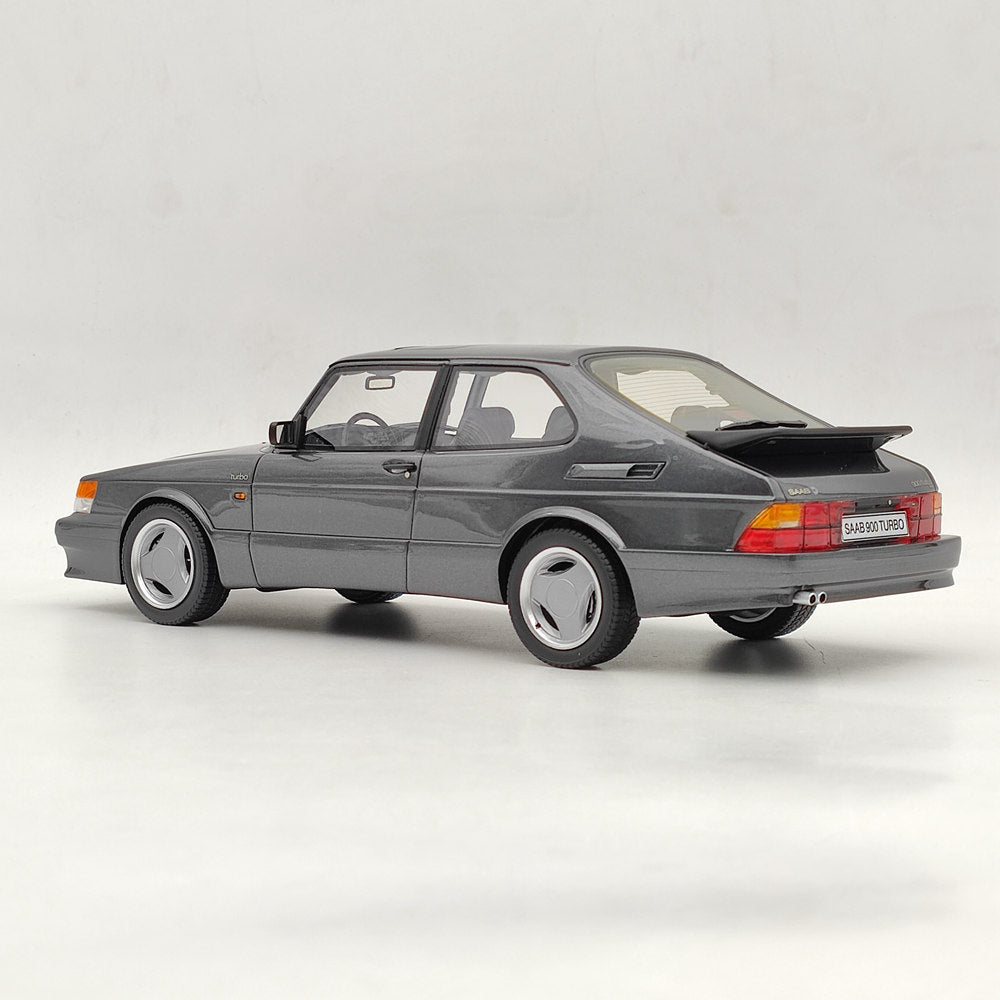 1/18 Scale Saab 900 Turbo T16 Airflow Grey Resin Model Car - DNA Collectibles DNA000113 - Perfect for Car Enthusiasts, Collectors & Home/Office Display