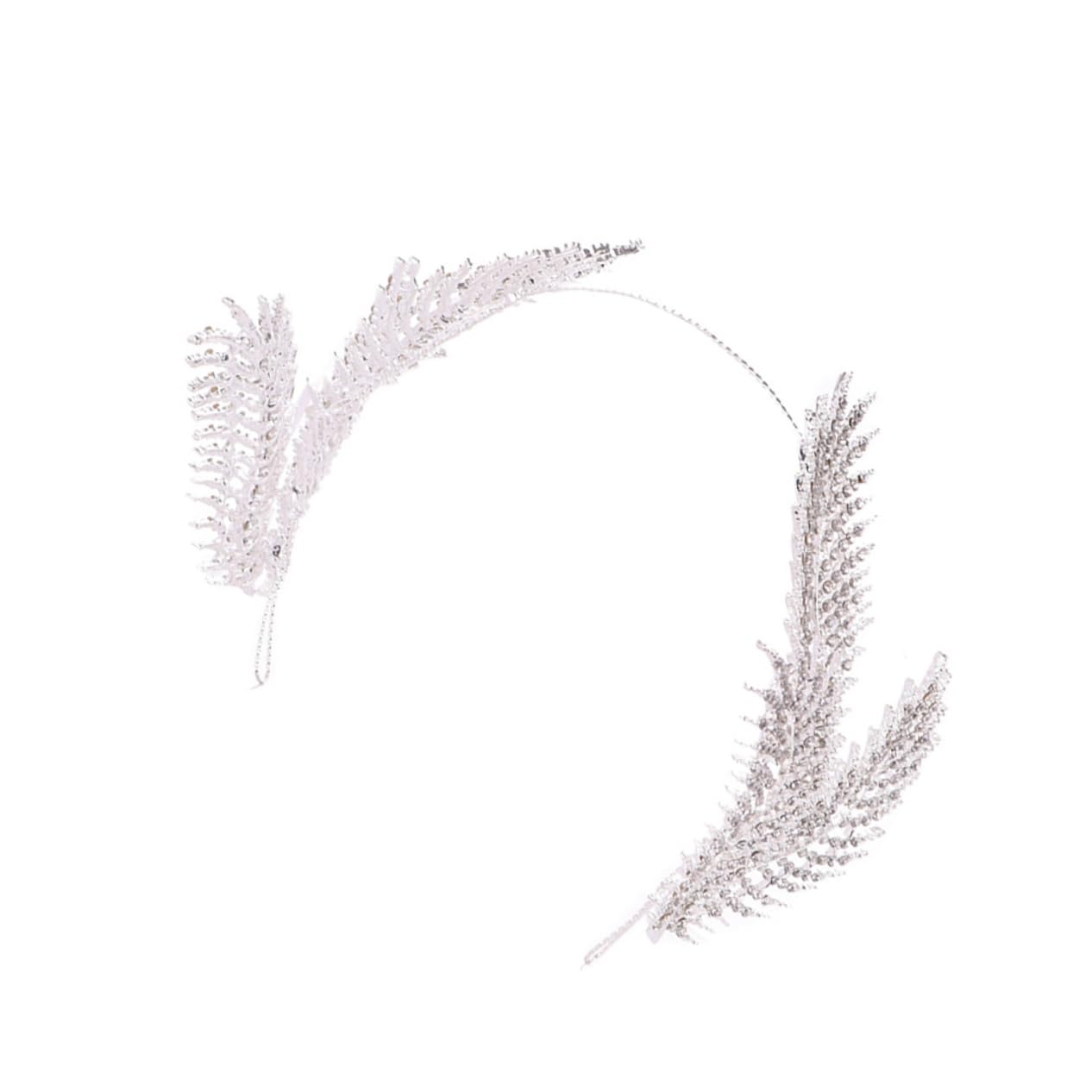 FRCOLOR Wedding Tiara Headband for Women - Elegant Alloy White Crystal Bridal Hair Accessories for Bride & Bridesmaids | Perfect for Weddings, Prom, Parties & Special Occasions