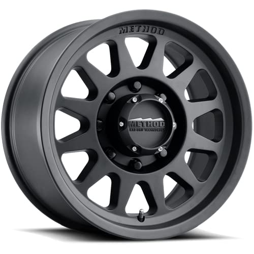 Method Race Wheels 704 HD Black Matte Wheel - 17x9 Inches, 8x180mm Bolt Pattern, 18mm Offset - Perfect for Off-Road Trucks, Jeeps & SUVs