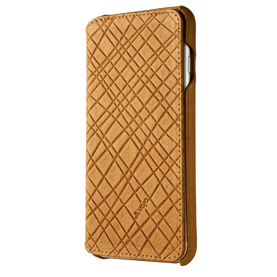 Premium Embossed Leather Case for iPhone 6 Plus/6s Plus - Slim Protective Cover with Card Slots - Perfect for Business & Travel
