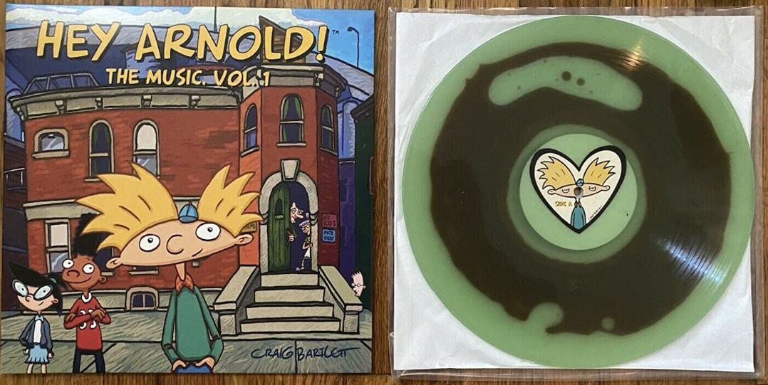 Hey Arnold Limited Edition Yahoo Soda Liquid Filled Vinyl Record Soundtrack LP - Perfect for Collectors, Music Lovers & 90s Nostalgia Fans - Great for Home Decor, Gift Giving & Vinyl Enthusiasts
