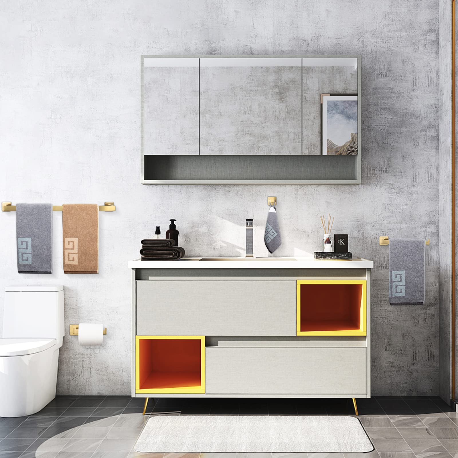 NearMoon 5-Piece Bathroom Hardware Set - 24