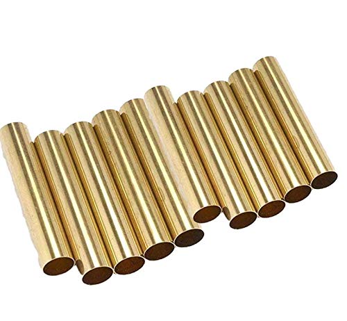 Premium Brass Replacement Tubes for Bolt Action Pen Kits - 10-Piece Set - Perfect for DIY Pen Making, Woodworking Projects & Custom Gifts