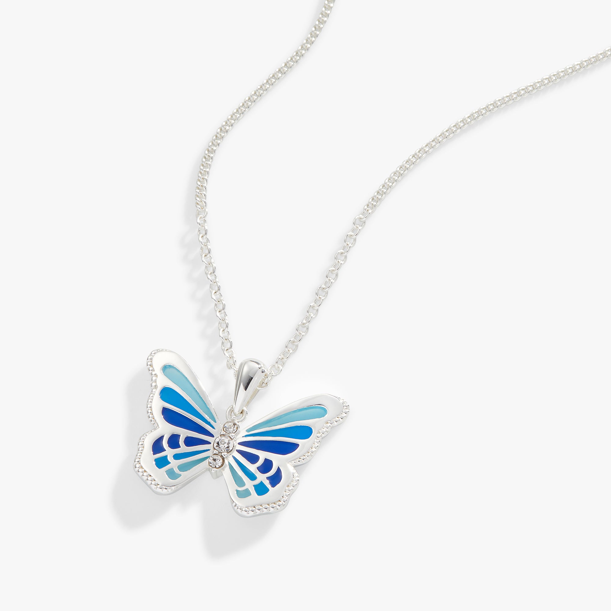 Elegant Butterfly Crystal Statement Necklace - Adjustable Chain for Women | Perfect for Weddings, Parties & Special Occasions
