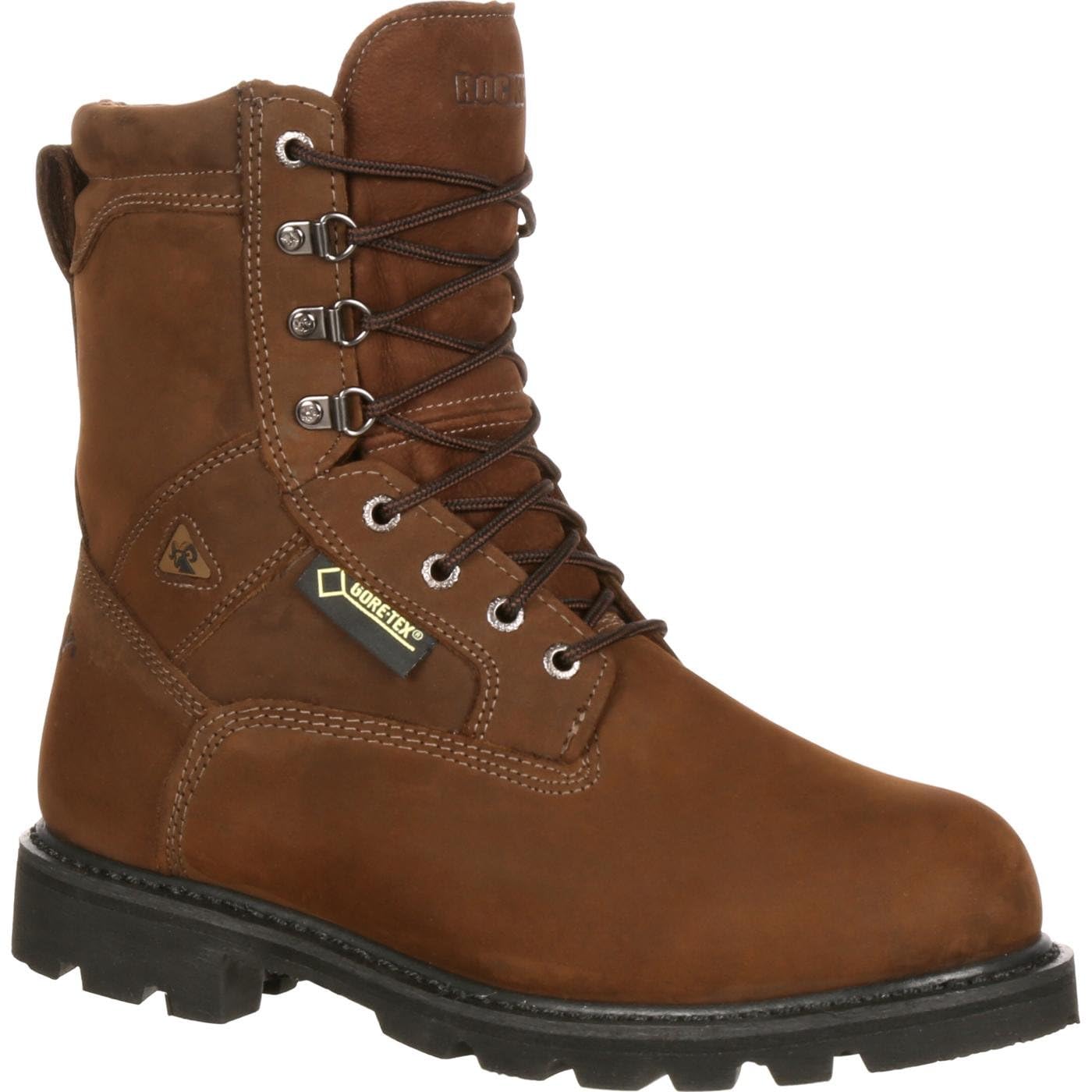 ROCKY Ranger Steel Toe GORE-TEX® Waterproof 600G Insulated Work Boot for Men - Heavy Duty Construction, Hiking & Outdoor Work - Durable Safety Shoes for Cold Weather