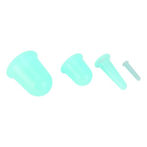 Strong Suction Silicone Vacuum Cups - Non-Slip, Scratch Resistant, Easy to Clean Home Organizers | Perfect for Bathroom, Kitchen, Office & Gift Giving (Green)