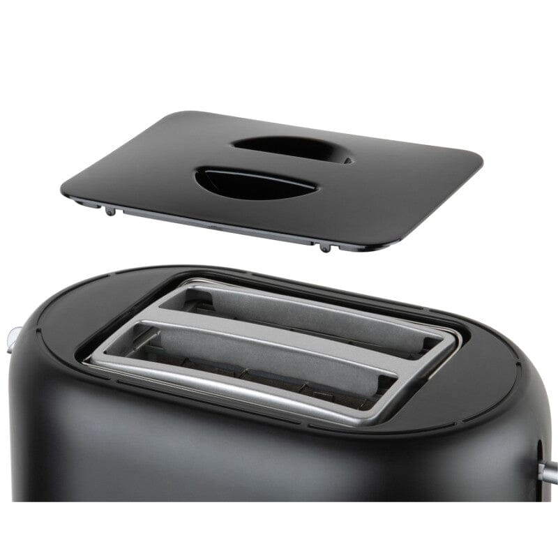 Cornell CTSDC2800BK 2-Slice Digital Pop Up Toaster - Fast & Even Browning, Wide Slots for Bagels & Thick Bread - Perfect for Breakfast, Office, Dorm & Small Kitchens