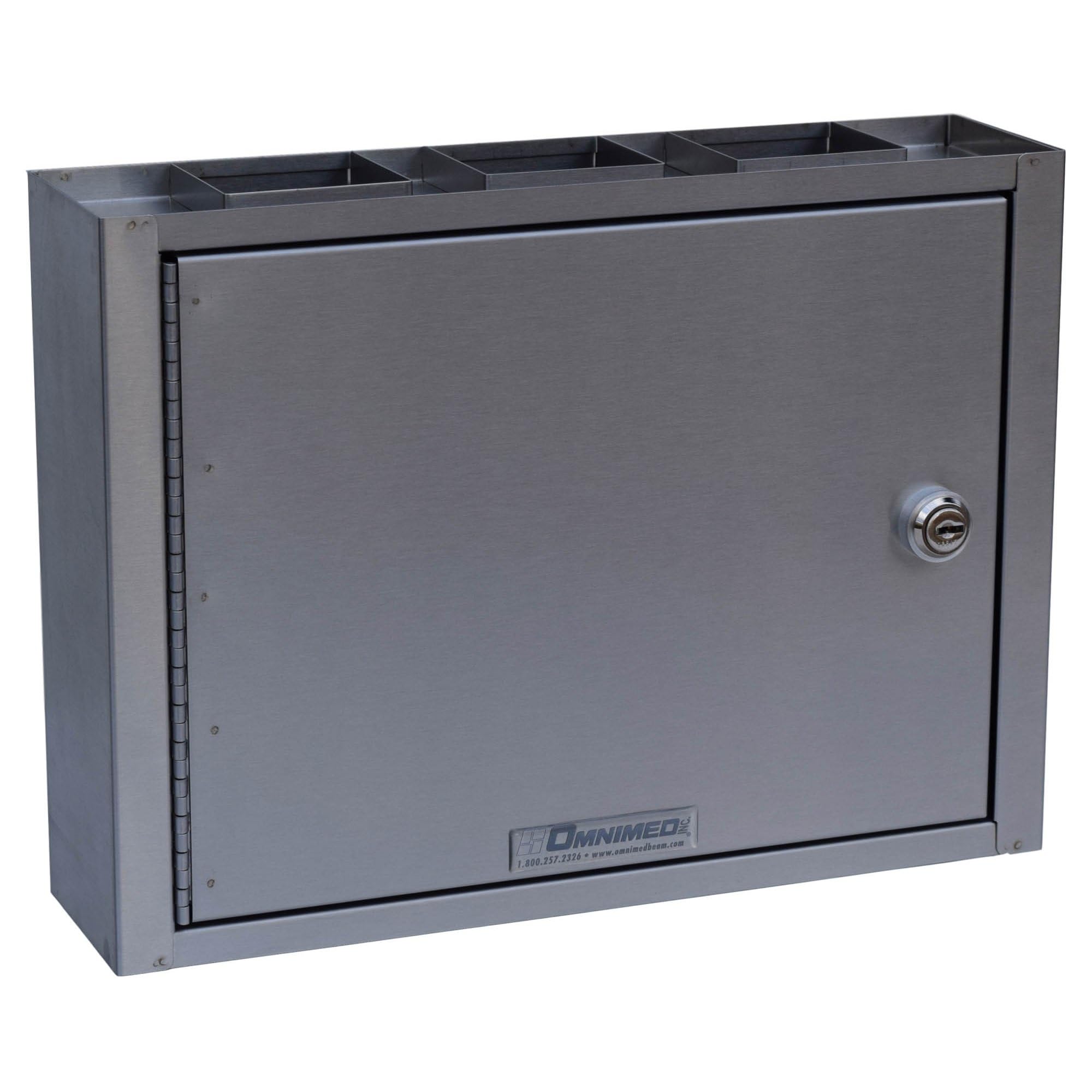 Secure Steel Single Door Specimen Drop Box with Key Lock - Ideal for Medical Offices, Labs & Secure Document Drop-Off Locations