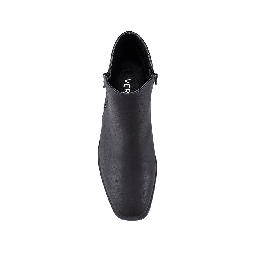 Hawk Women's Black Softee Ankle Boots - Comfortable & Stylish for Casual Wear, Office, and Outdoor Activities