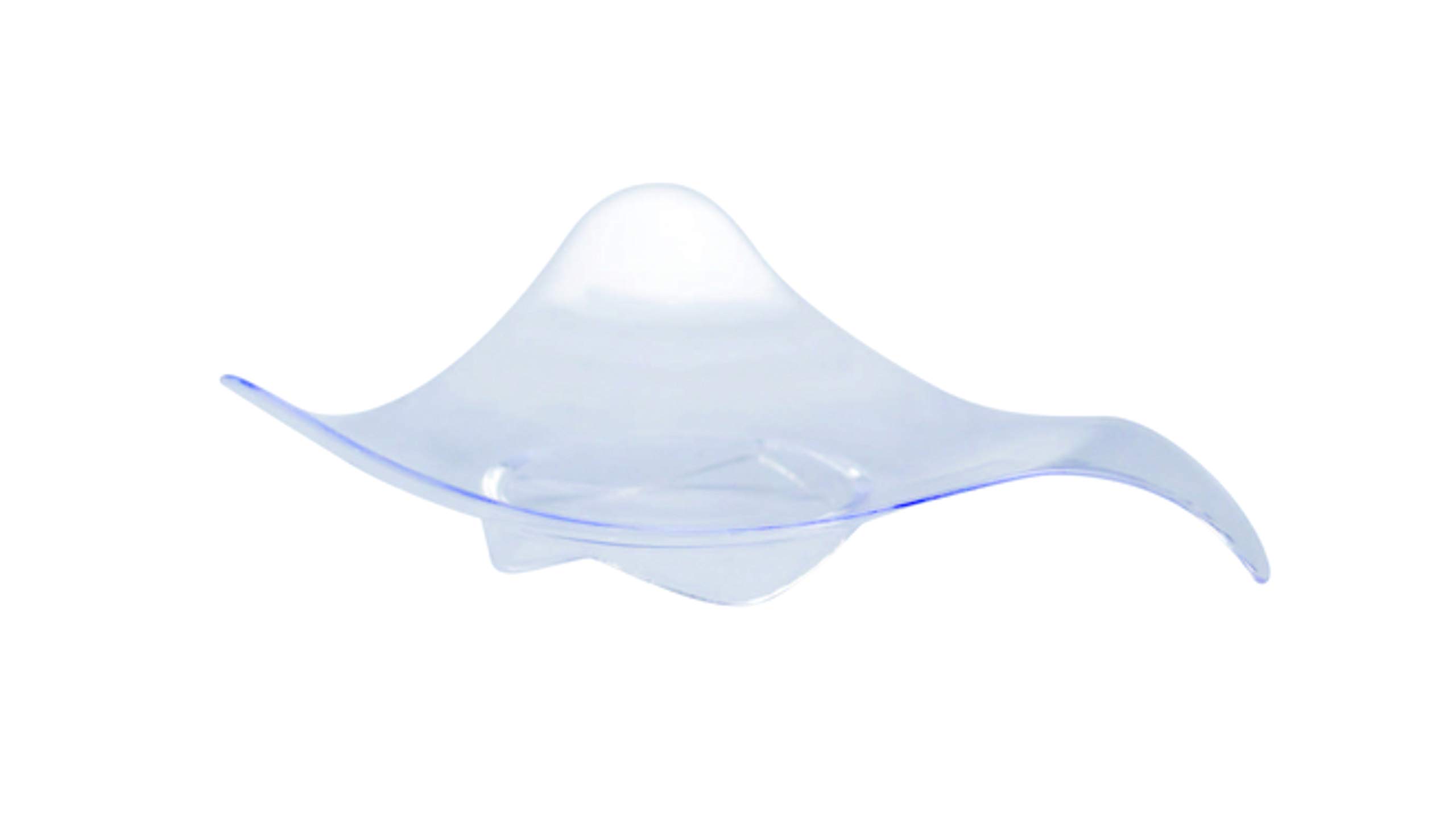 PacknWood 209MBTRIBA - 600-Pack Mini Clear Triangular Appetizer Plates 3.1