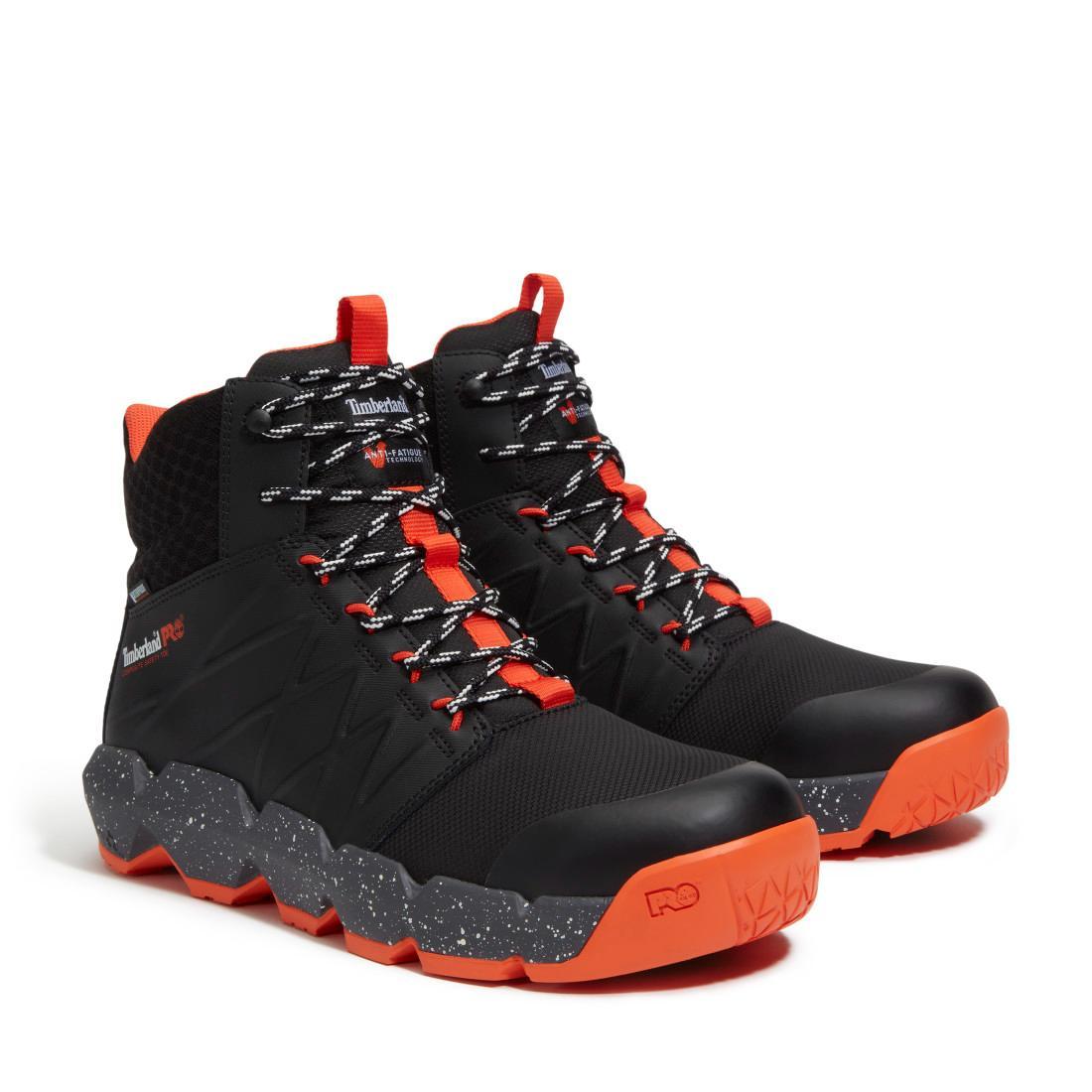 Morphix Waterproof Composite Toe Work Boots - Lightweight Safety Shoes for Construction & Outdoor Work | Slip Resistant, Electrical Hazard Protection
