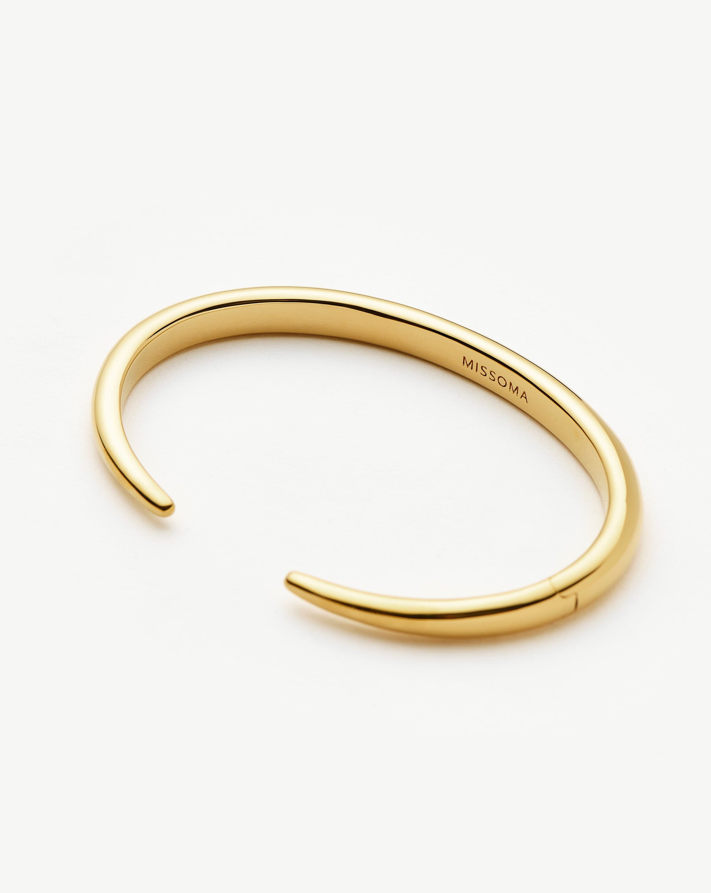 18k Gold Plated Claw Cuff Bracelet - Elegant Adjustable Bangle for Women, Perfect for Parties, Weddings & Everyday Wear