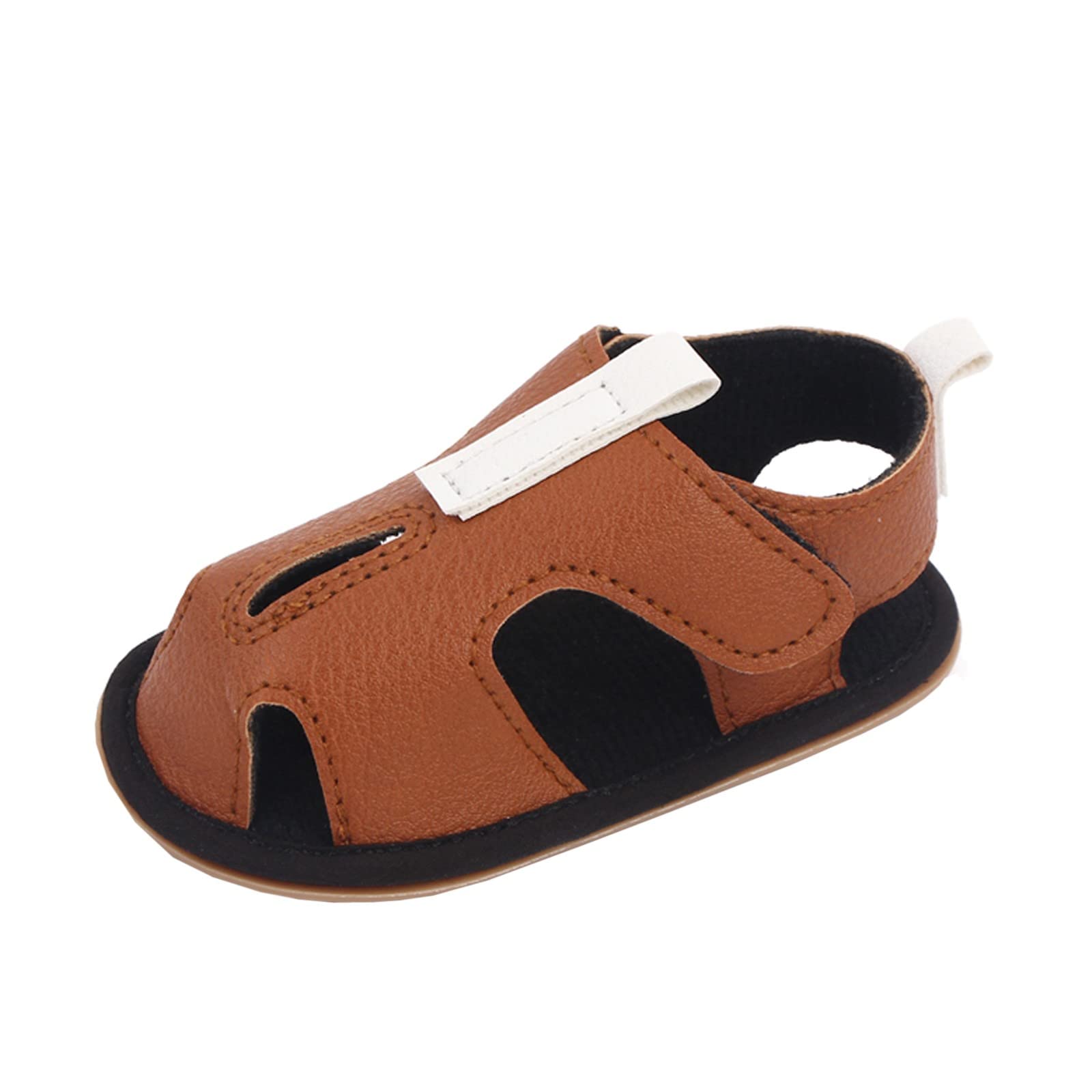 **Non-Slip Open-Toe First Walking Shoes for Toddler Girls - Soft Sole Baby Leisure Shoes for Indoor & Outdoor Play**