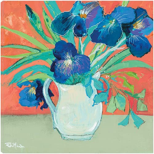 Blue Springtime Vase