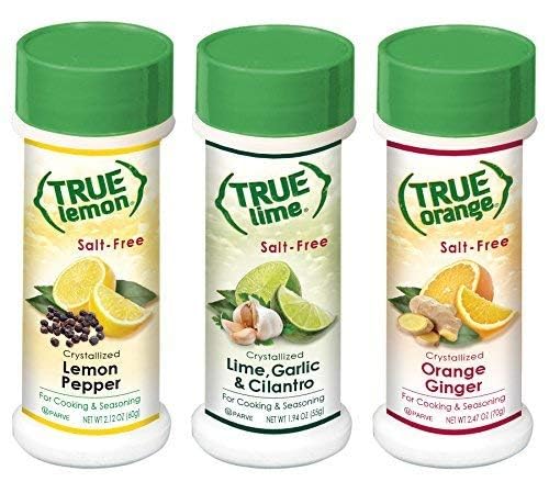 True Lemon Pepper, Orange Ginger & Lime Garlic Cilantro Spice Shaker Kit | All-Natural Seasoning Blend for Chicken, Fish & Vegetables | Perfect for Grilling, Roasting & Everyday Cooking