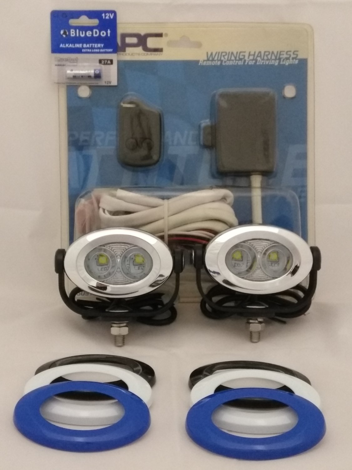BL2021 LED Flood Lights 6000K for Motorcycle ATV UTV - Auxiliary Lighting Kit for Off-Road Adventures
