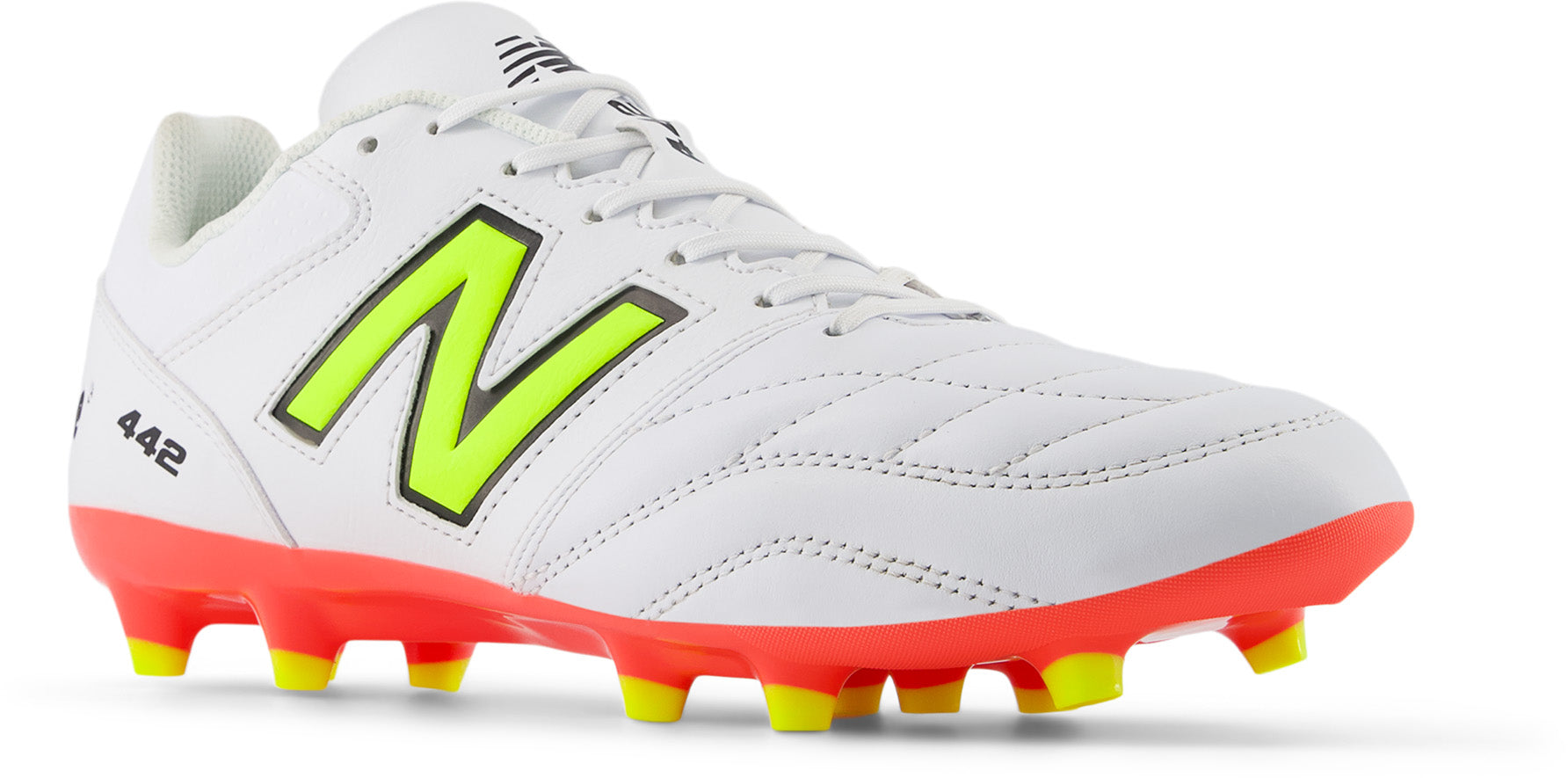 442 Team V2 Firm Ground Men's Football Cleats - Wide 2E Fit for Soccer Players - Perfect for Training & Matches on Natural Grass Fields