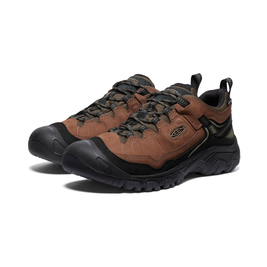 Keen Targhee IV WP Waterproof Hiking Boots for Men - Durable Outdoor Shoes for Trail Running, Backpacking & Mountain Climbing